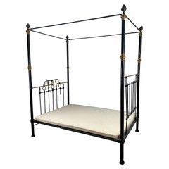 Cama con dosel original del siglo XIX, XIX, Italia