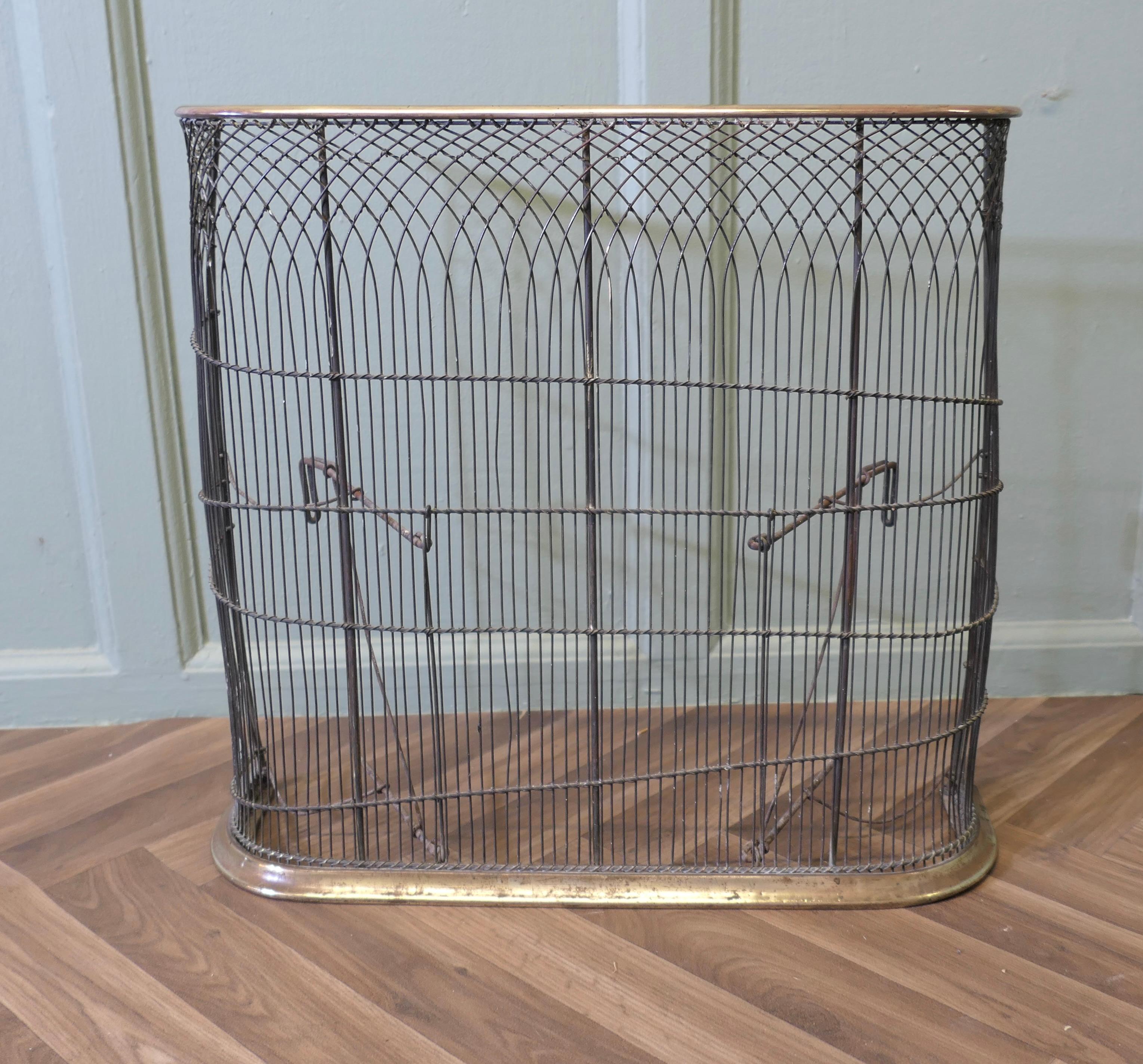 Original 19th Century Nursery Fire Guard
This is an original Nursery Fire Guard, it is a small fire guard that can be securely attached to the fire front for safety using sprung hooks, and it is also a good place to toast tea cakes from and keep