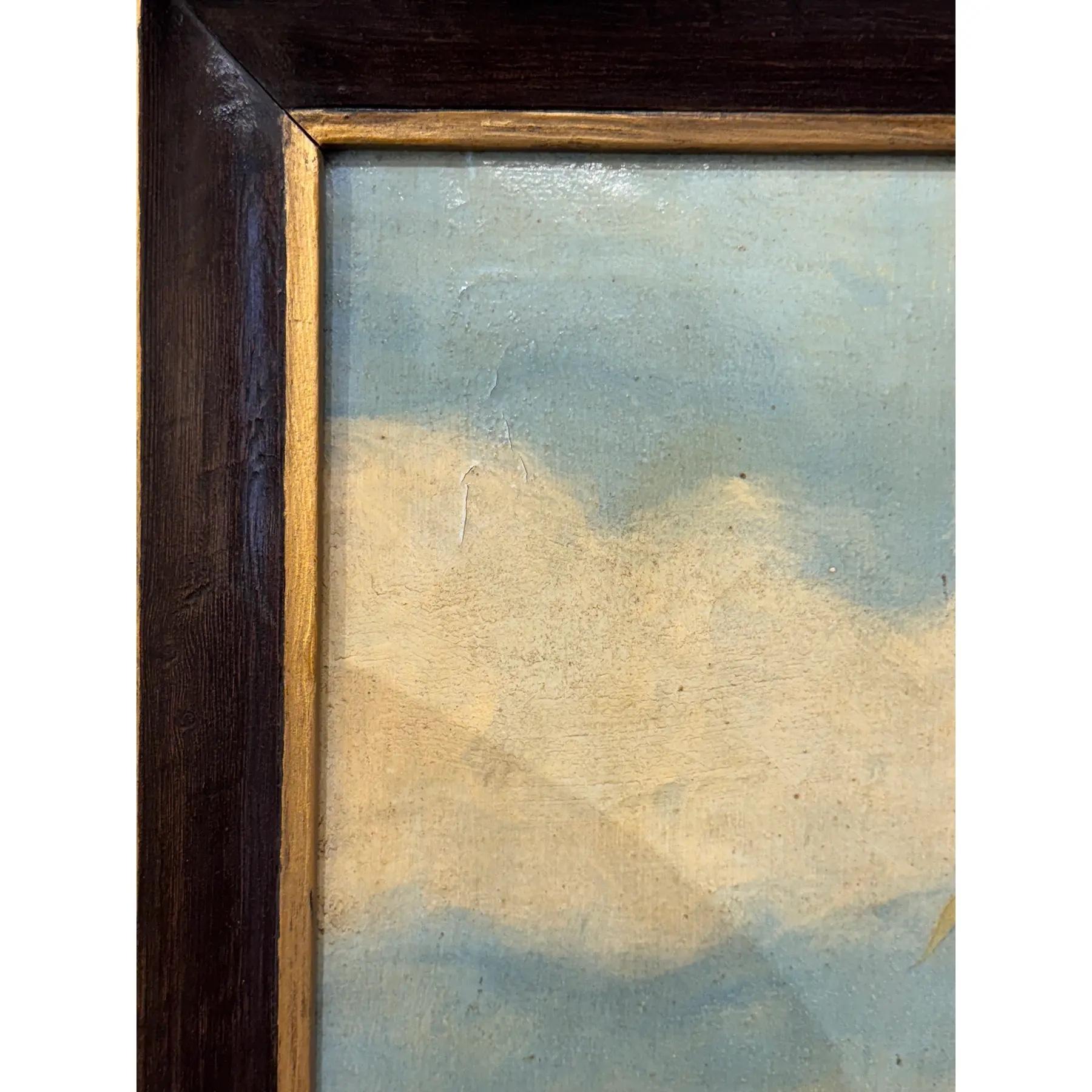 Óleo original del siglo XIX 