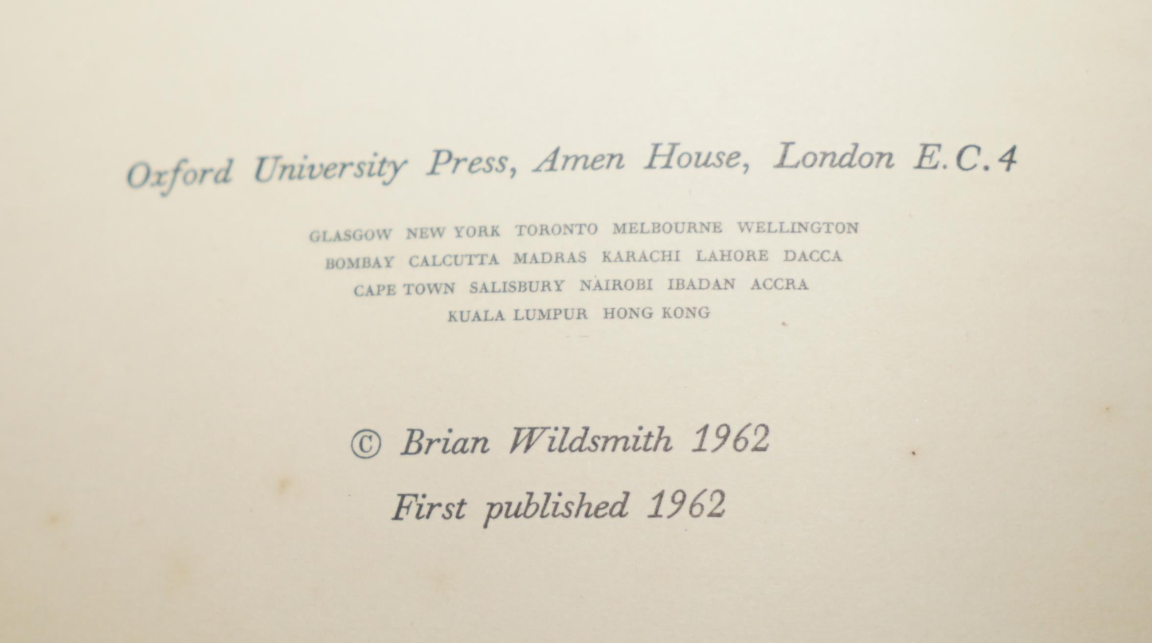 Paper ORIGINAL 1ST EDITION 1962 BRIAN WILDSMITH SiGNED ABC CHILDREN'S BOOK For Sale