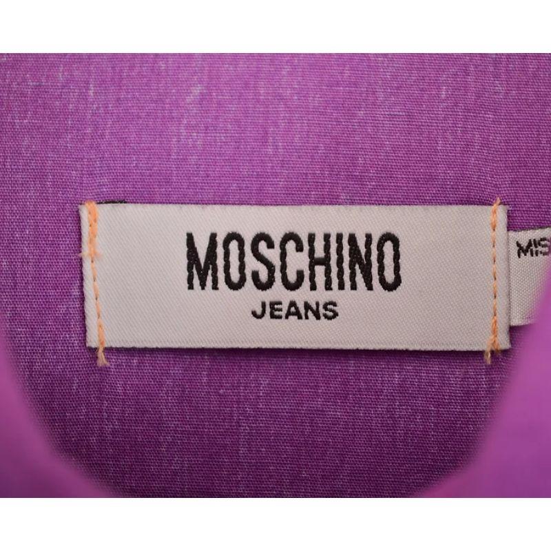 Original Early 2000's Moschino long sleeved sunset print shirt, in vibrant orange and purple coloured tones. 

Made in Italy !

This is the Original version of the shirt which was recently reissued for the Moschino x Palace collaboration of