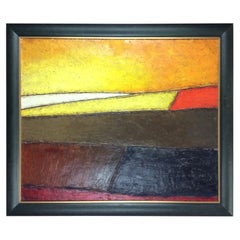 Pintura abstracta original del siglo XX de Christian Lagarde Demianoff