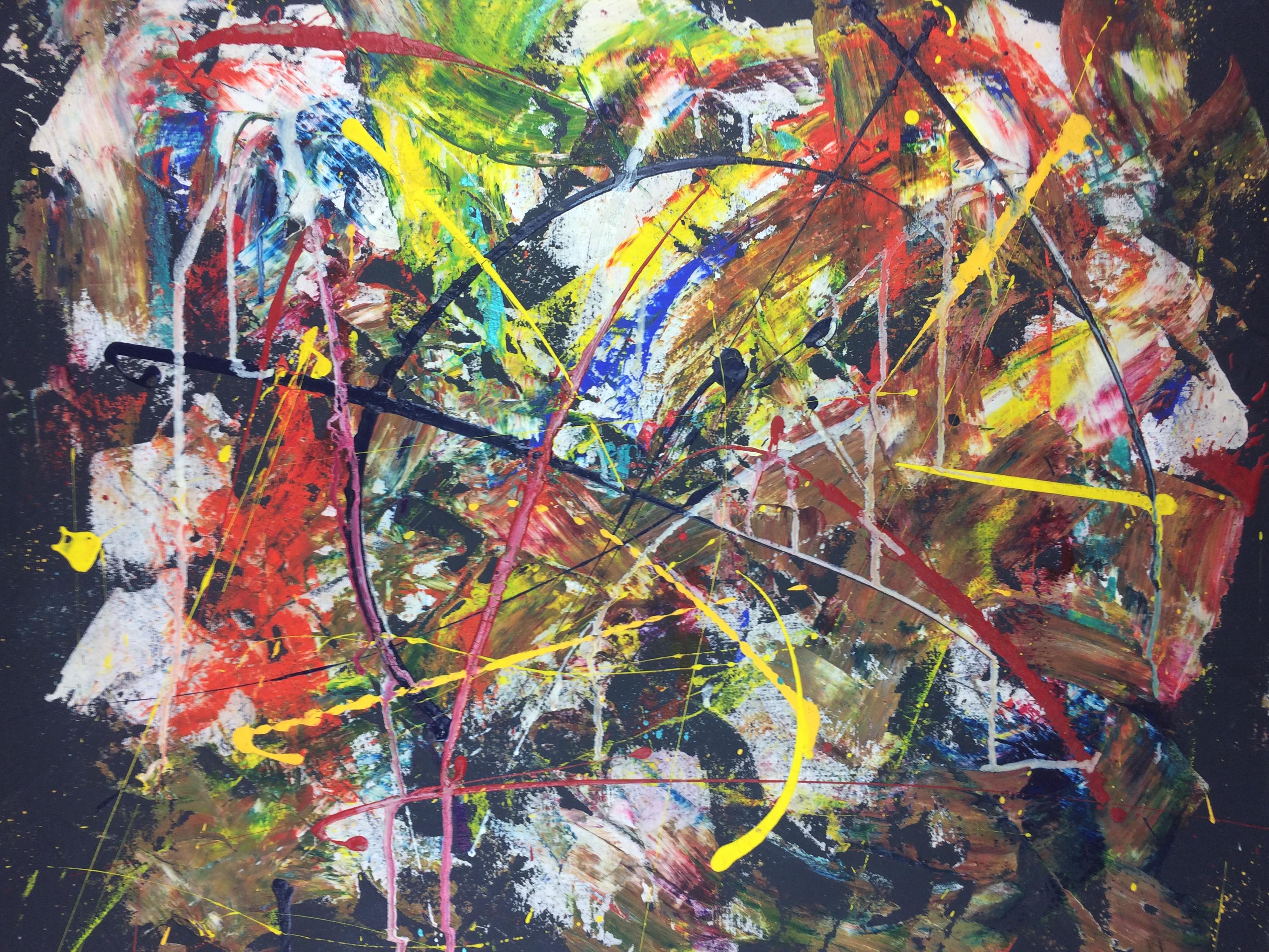 Pittura astratta originale del XX secolo in vendita 5