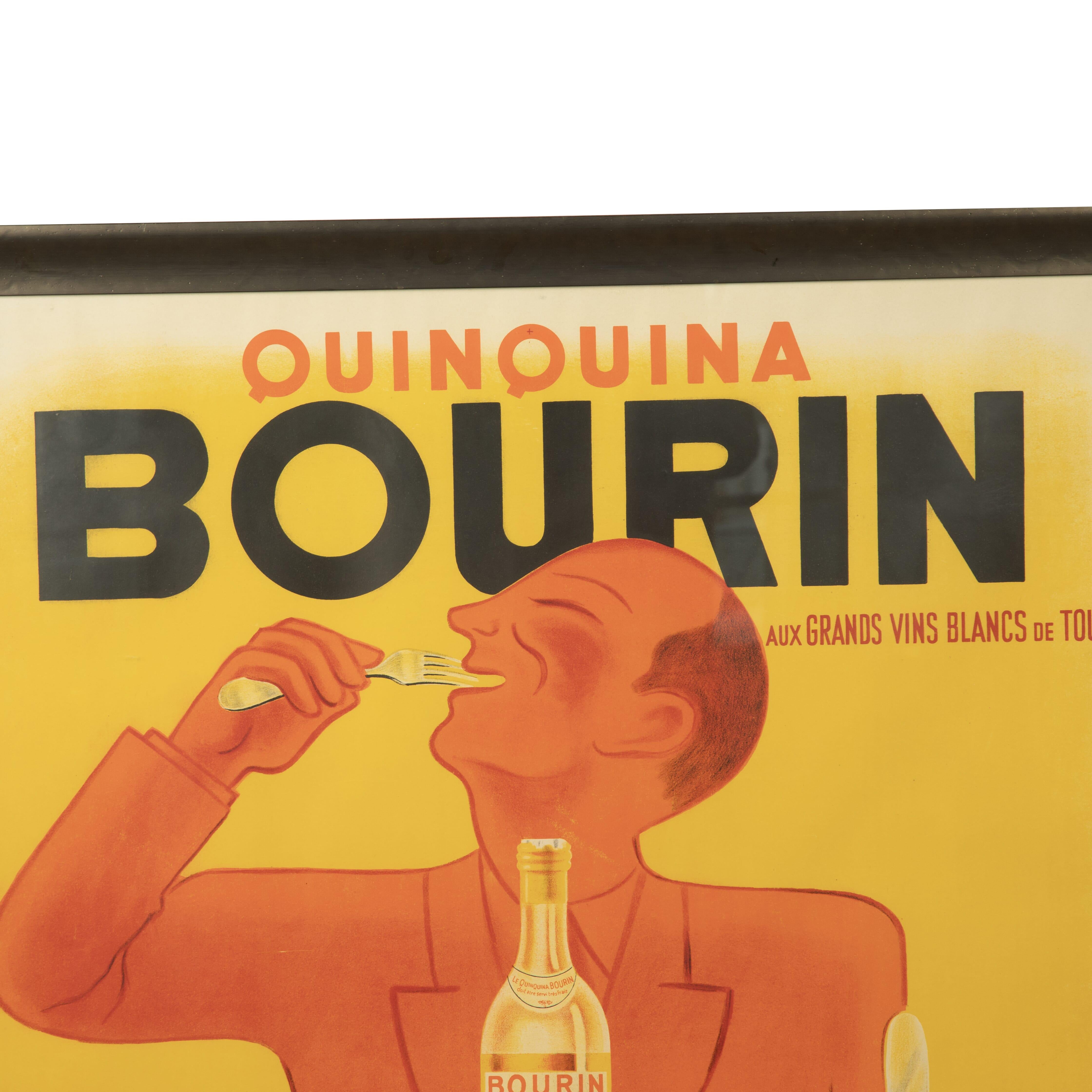 Swedish Original 20th Century French Bourin Poster For Sale
