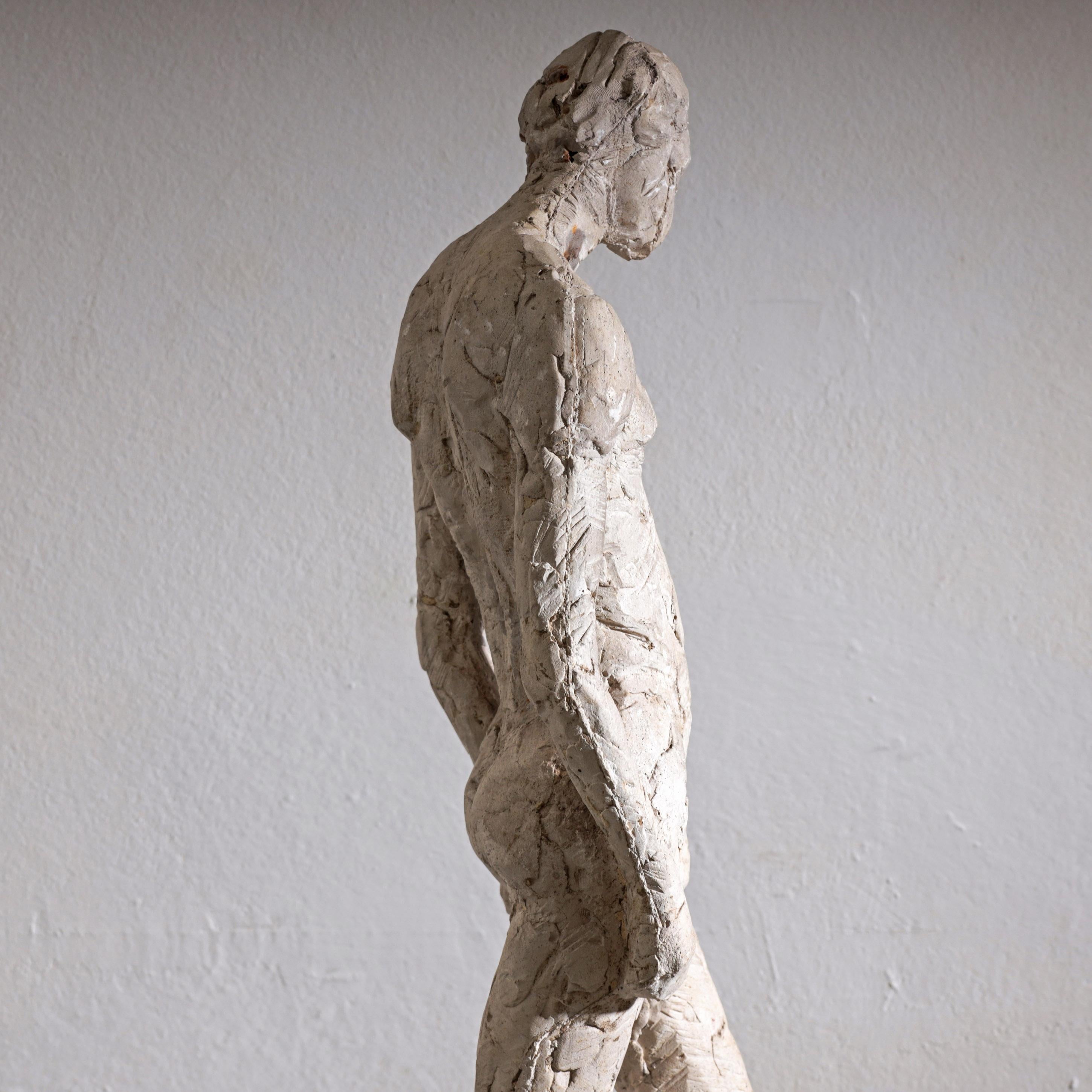 Nudo in gesso originale del XX secolo di Frank Van Der Loo (nato nel 1956) in vendita 9