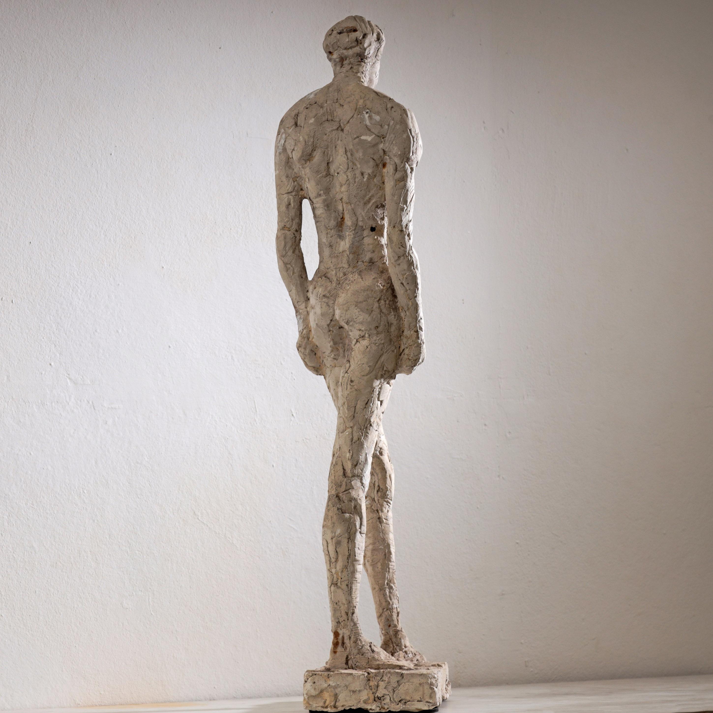 Nudo in gesso originale del XX secolo di Frank Van Der Loo (nato nel 1956) in vendita 12