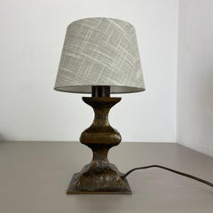 Original 2.1kg Auböck Style Hollywood Regency Bronze Table Light, Austria, 1960s