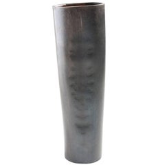 Original 21st Century Contemporary Minimalist Cast Steel Vase by Scott Gordon