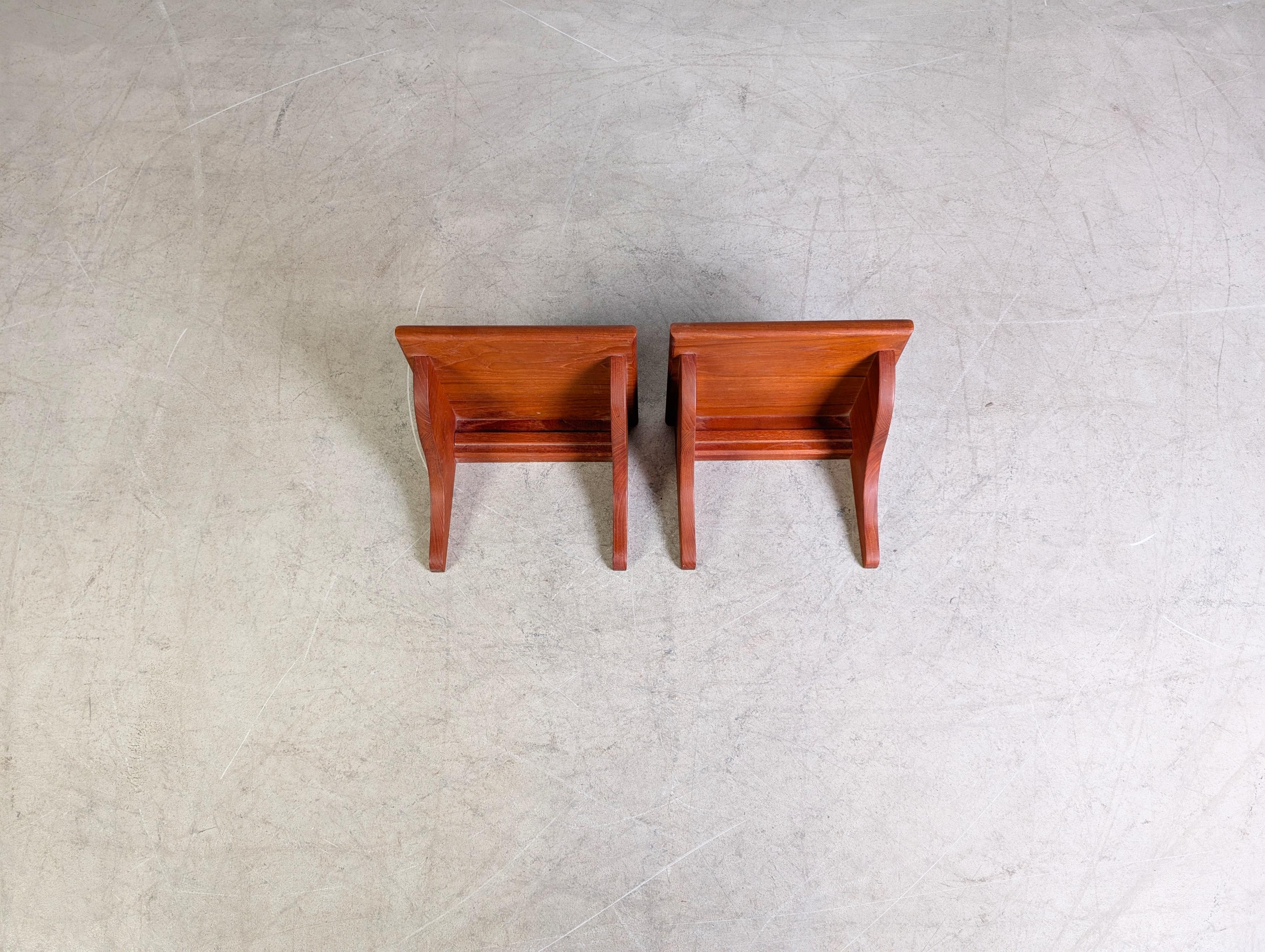 Ti offriamo un fantastico set di 2 bacchette in teak, realizzate negli anni Sessanta, da acquistare sul mercato.

***Il prezzo si riferisce al 2o set.***

Zustand: Sehr guter, nahezu neuwertiger Zustand mit kaum Gebrauchsspuren. (vedi