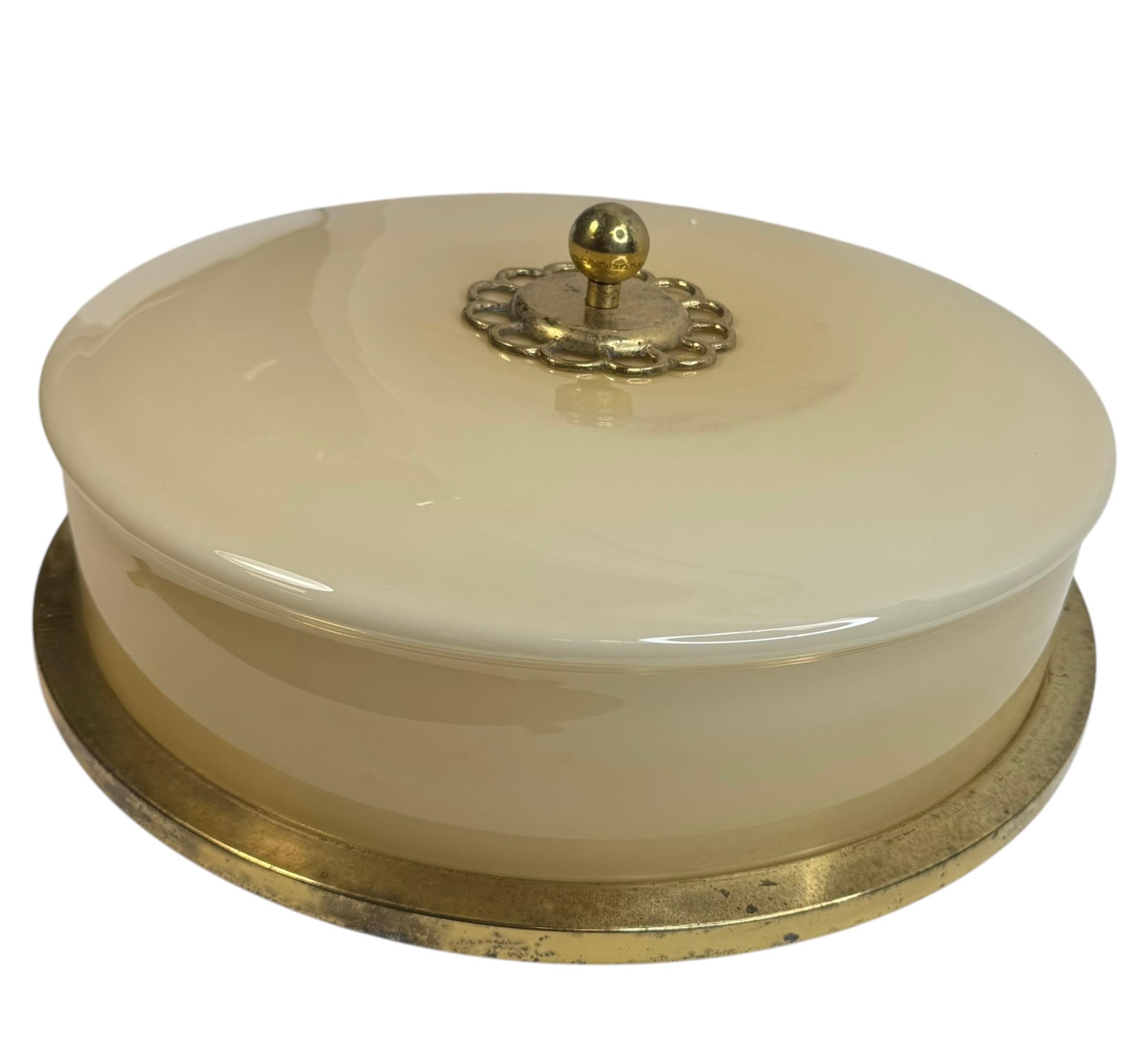 originale 3 luci tedesche Art Deco Flush Mount, anni '20 o più vecchi in vendita 3