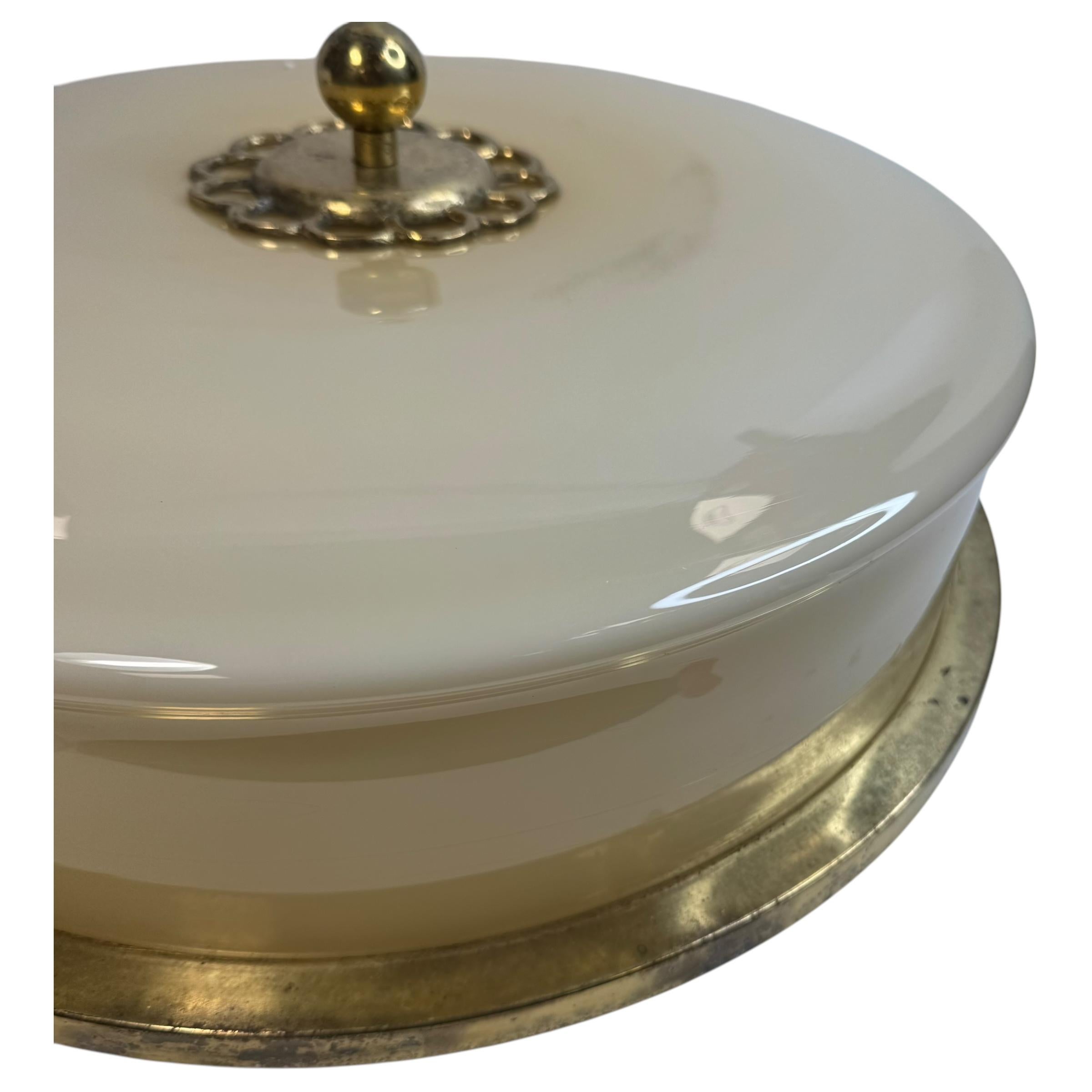 originale 3 luci tedesche Art Deco Flush Mount, anni '20 o più vecchi in vendita 5