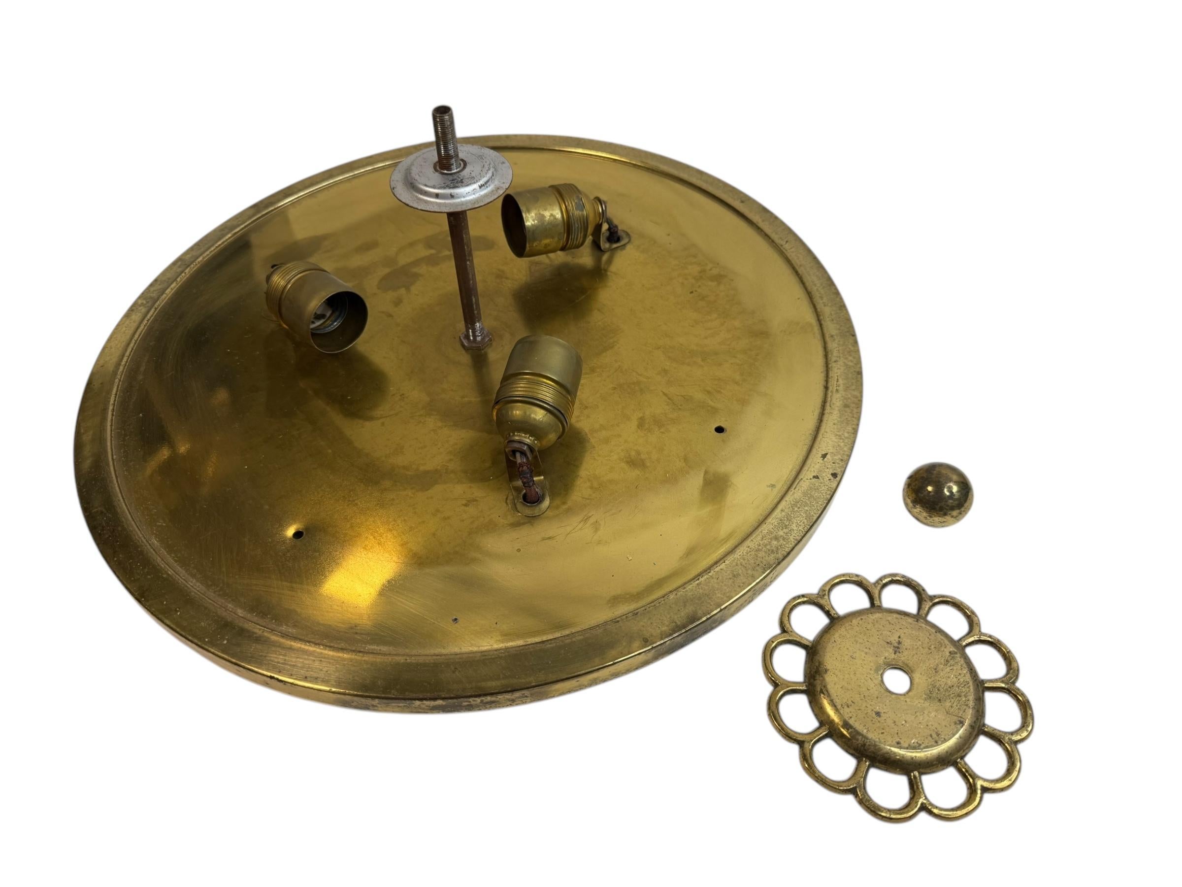 originale 3 luci tedesche Art Deco Flush Mount, anni '20 o più vecchi in vendita 8