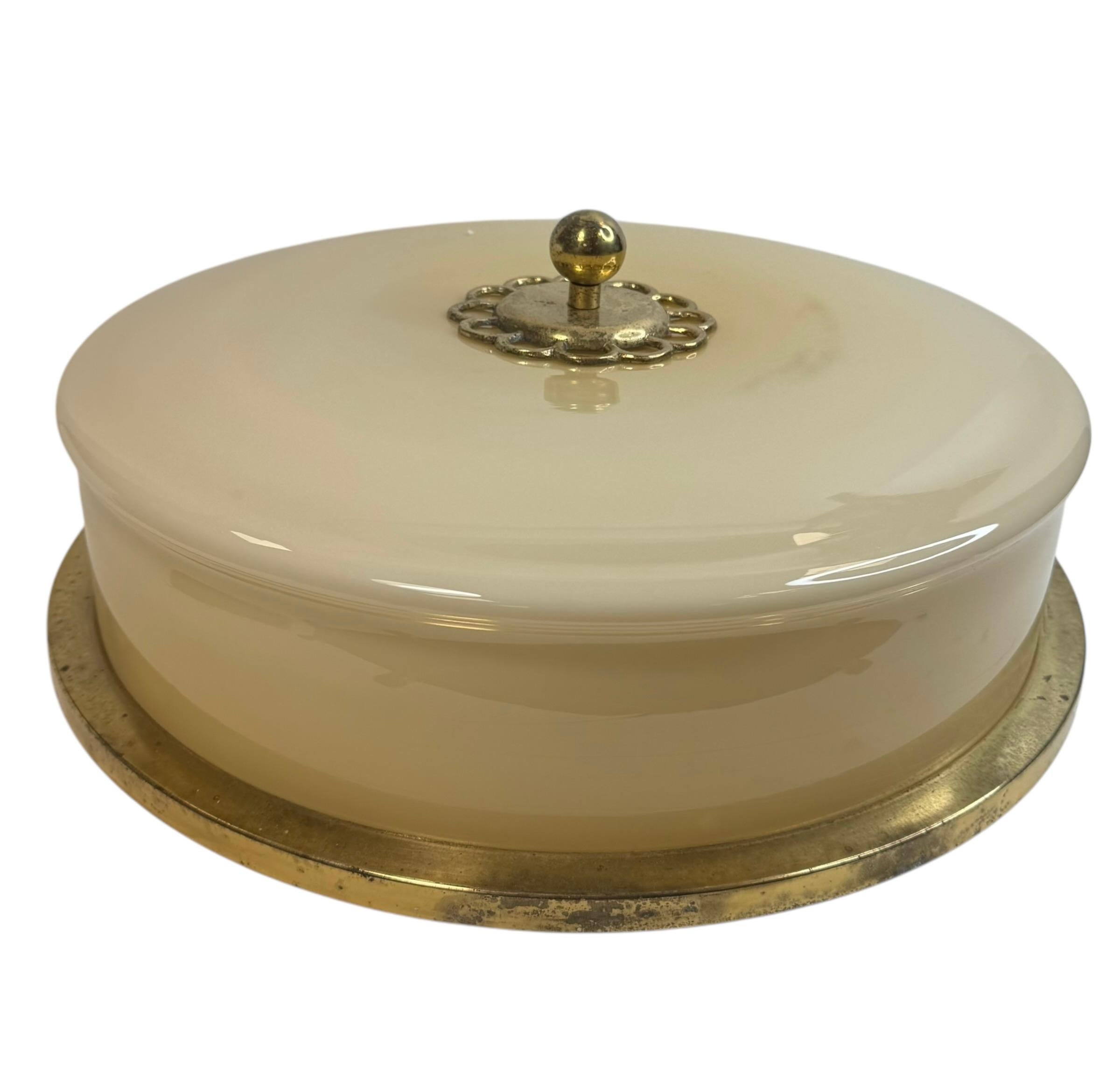 originale 3 luci tedesche Art Deco Flush Mount, anni '20 o più vecchi in vendita 2