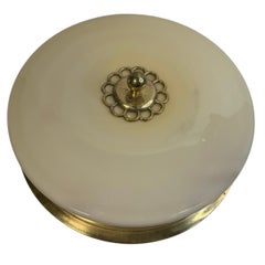 Antique original 3 Light German Art Deco Flush Mount, 1920s or older