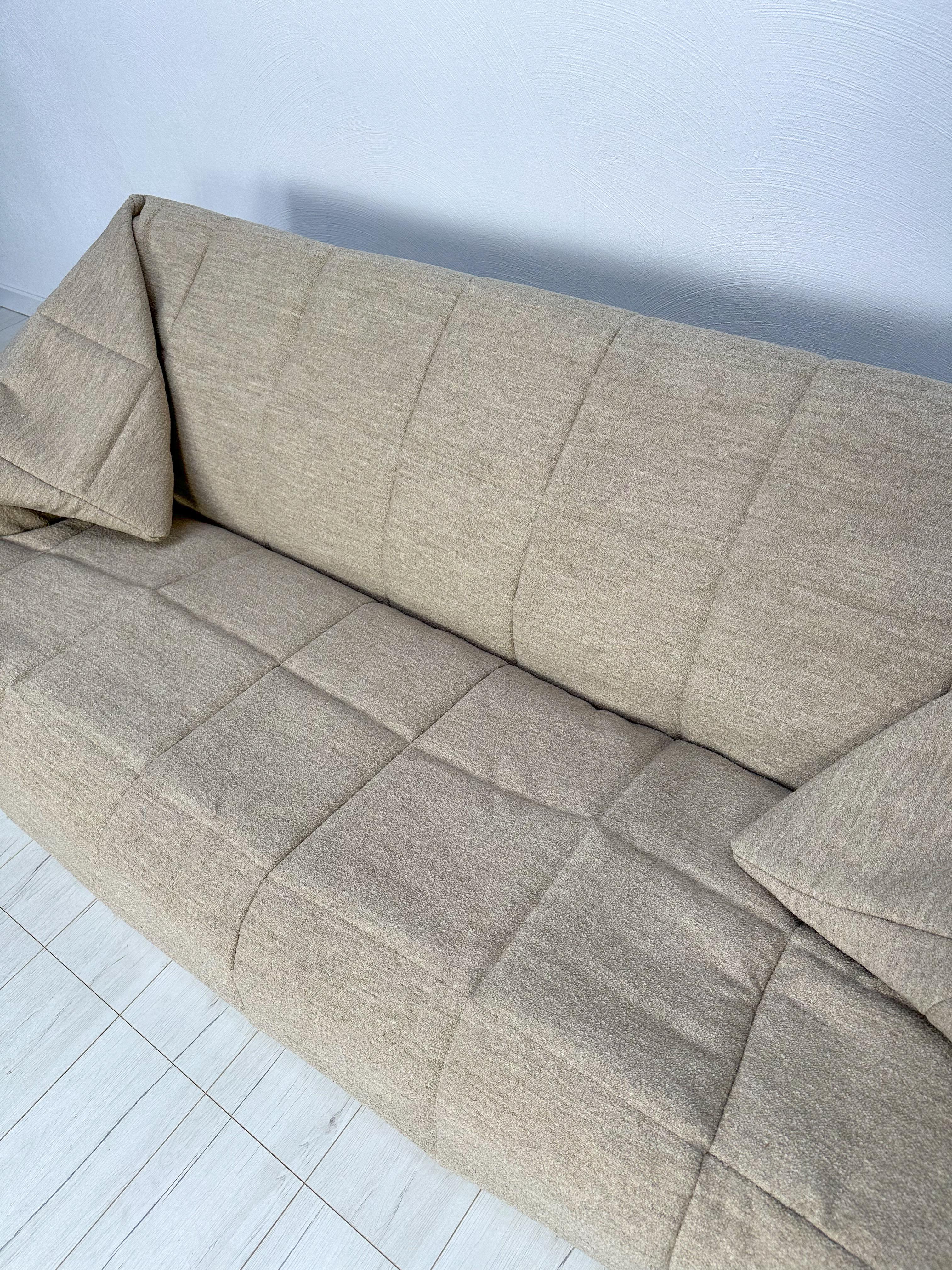 Late 20th Century ORIGINAL 3-SEATER SOFA YUCCA BY MICHEL DUCAROY FOR CINNA, 1980s For Sale
