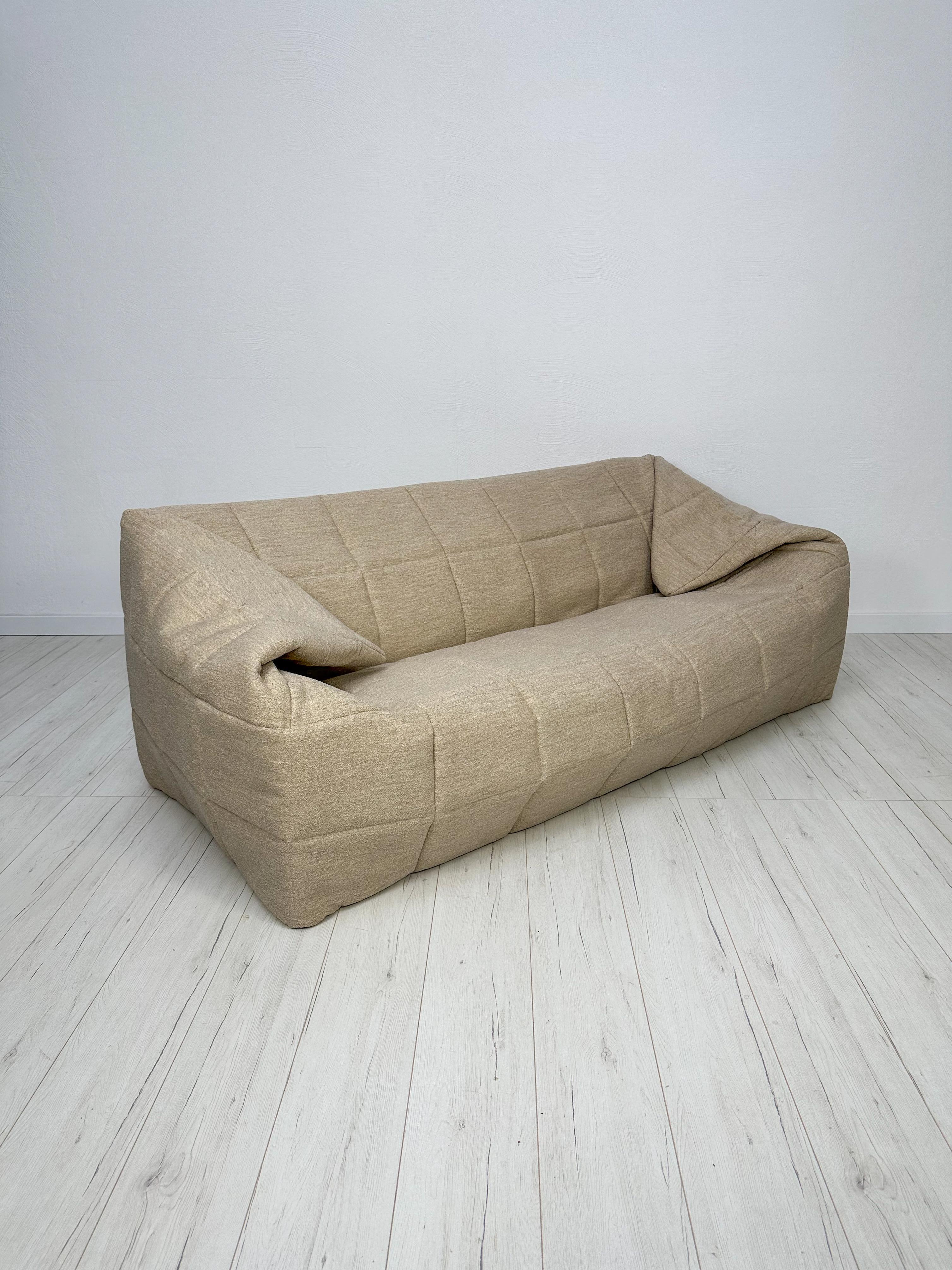 ORIGINAL 3-SEATER SOFA YUCCA BY MICHEL DUCAROY FOR CINNA, 1980s For Sale 2
