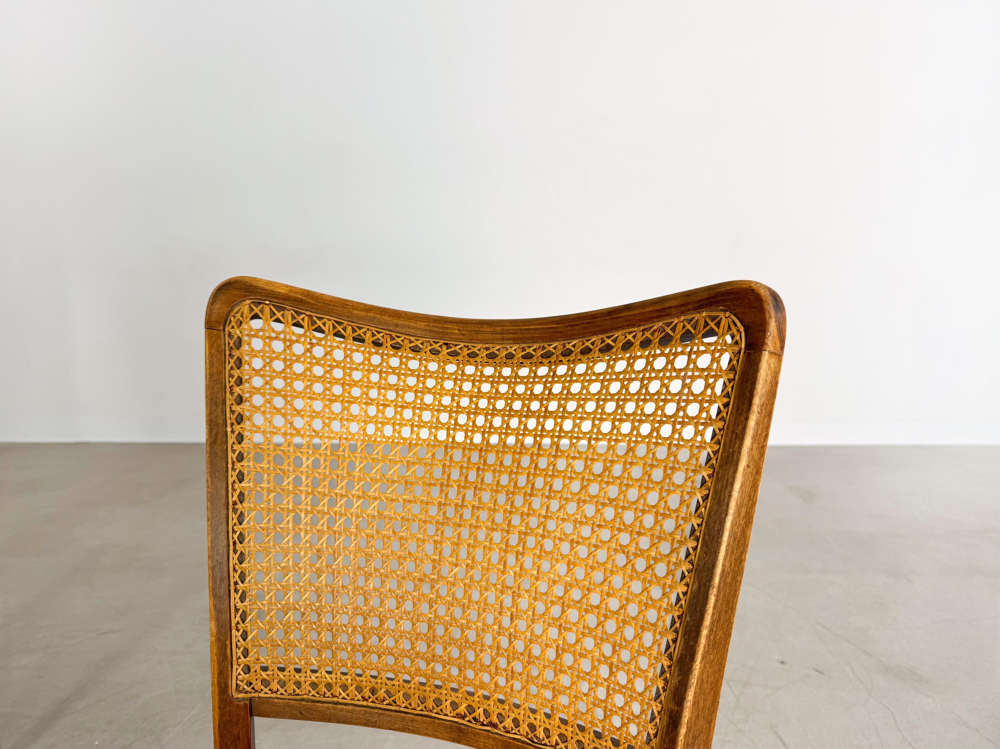 Original 3er Set Thonet A811/1 Stühle Josef Hoffmann 1951 gepolstert For Sale 2