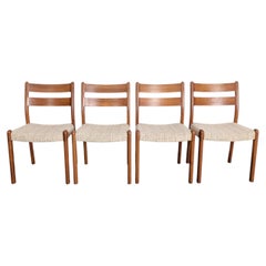 Original 4er Set Midcentury Stühle EMC Mobler danish Teak Design