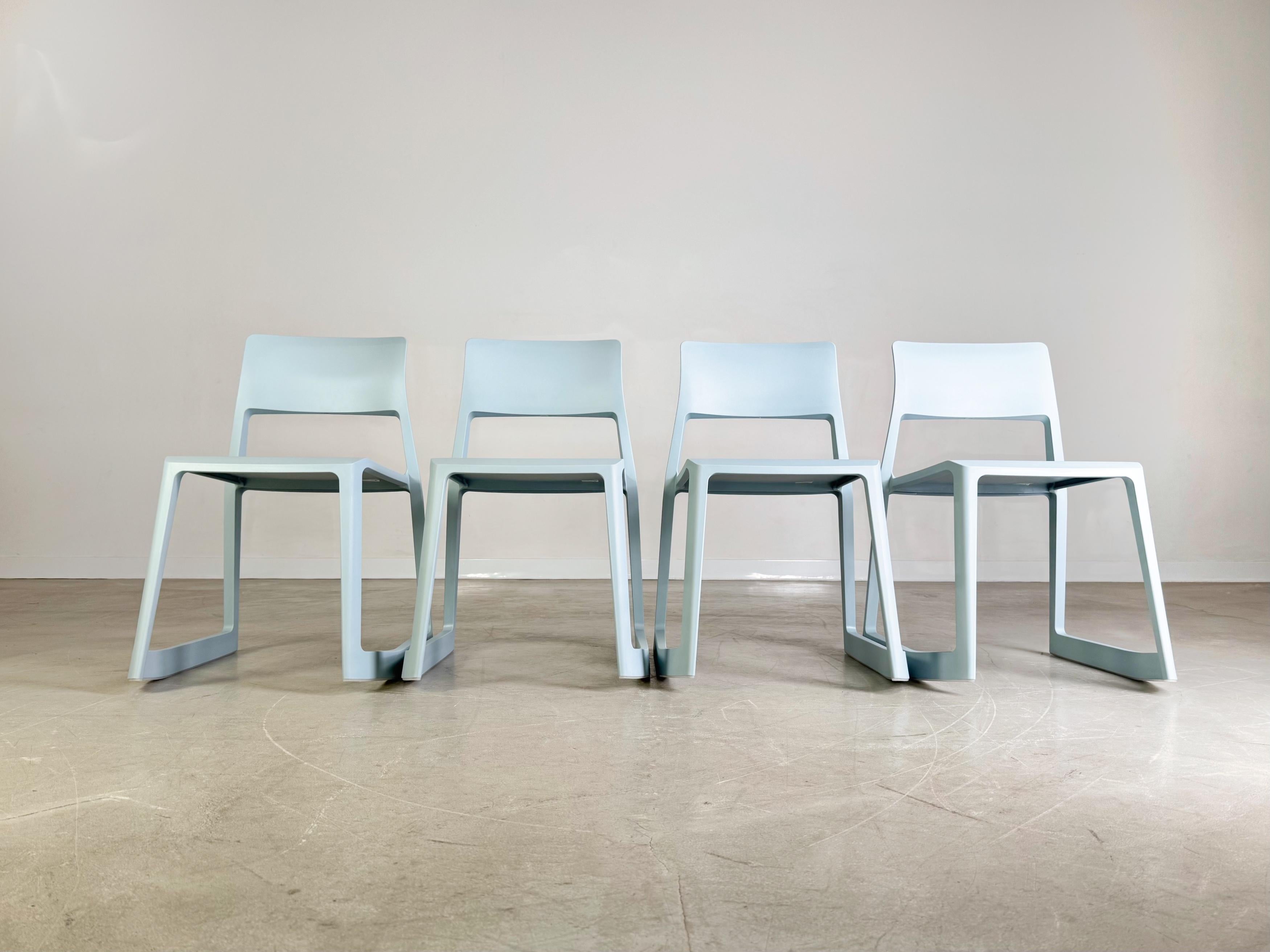 Post-Modern Original 4er Set Vitra Tip Ton Stuhl Edward Barber Jay Osgerby For Sale