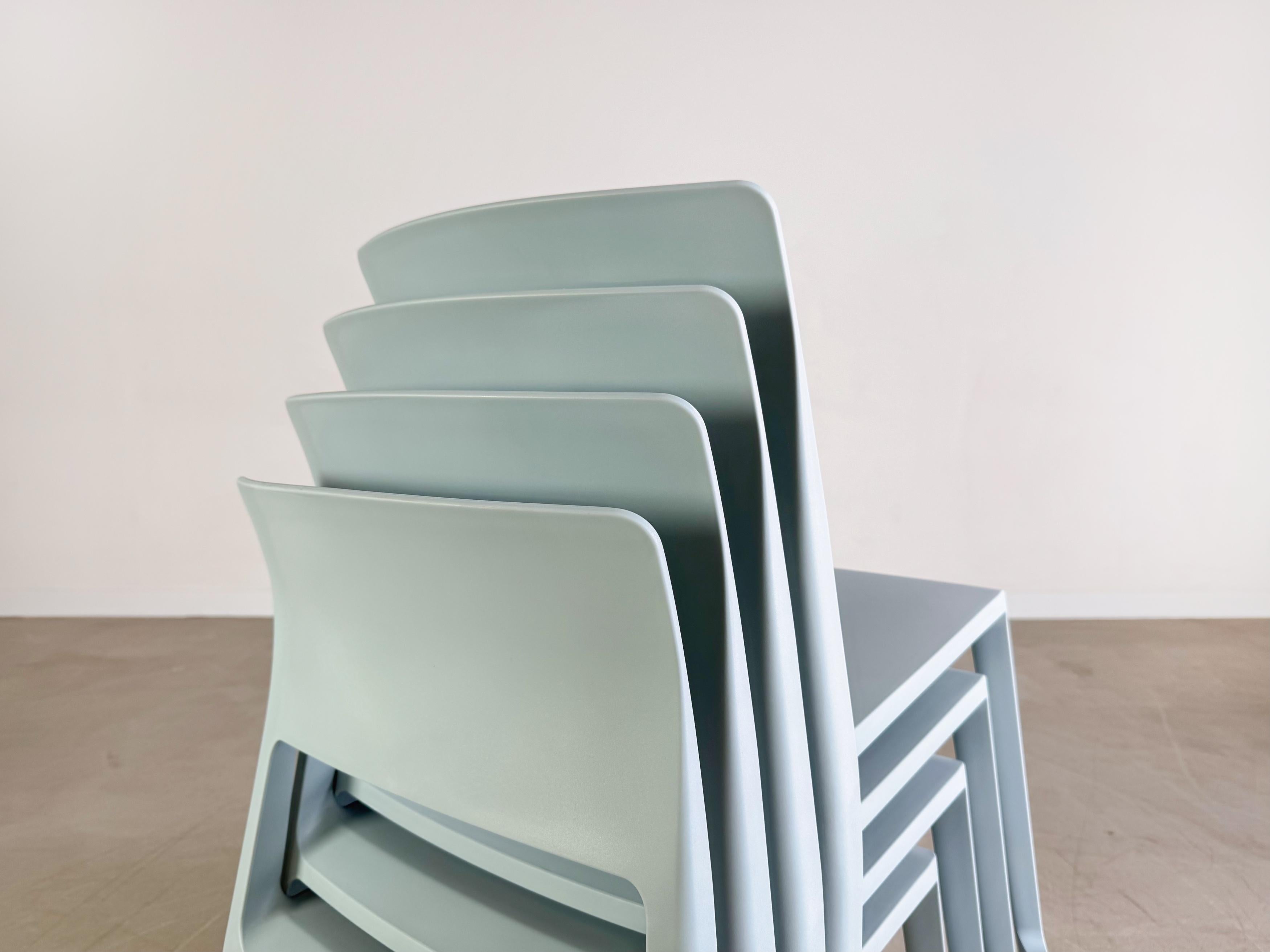Original 4er Set Vitra Tip Ton Stuhl Edward Barber Jay Osgerby For Sale 1