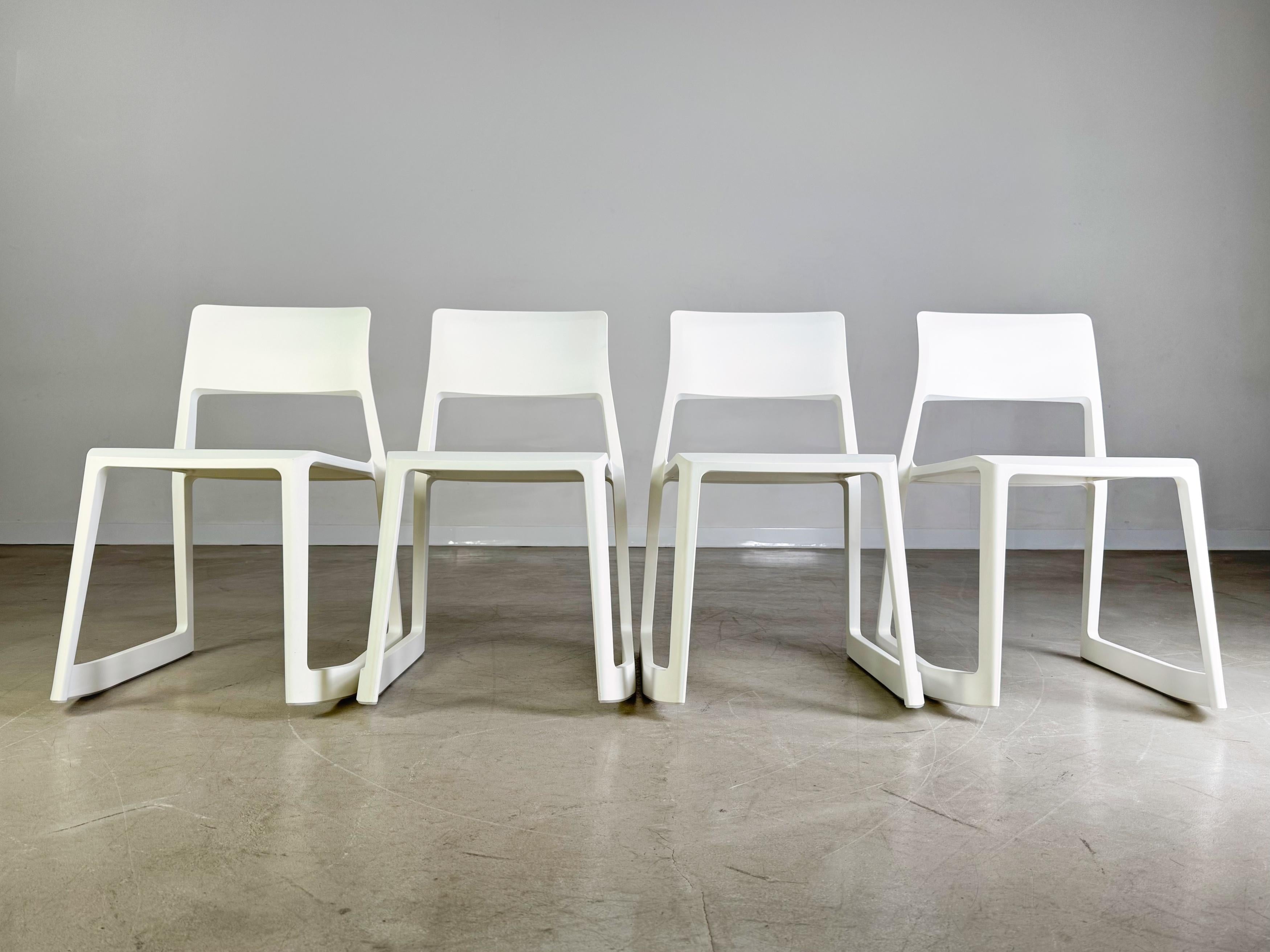Original 4er-Set Vitra Tip Ton Stuhl Edward Barber Jay Osgerby II (Postmoderne) im Angebot