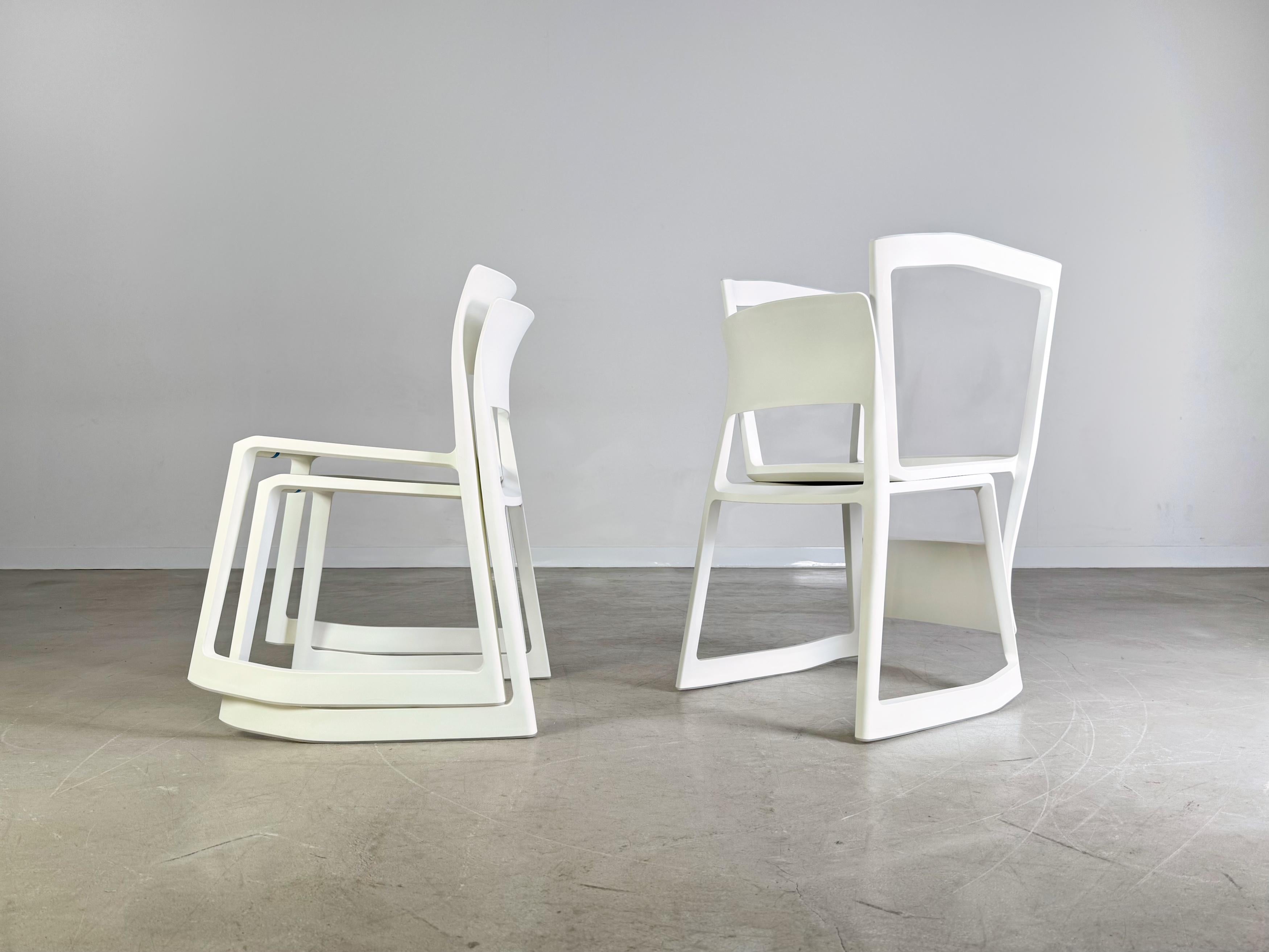 Original 4er-Set Vitra Tip Ton Stuhl Edward Barber Jay Osgerby II (21. Jahrhundert und zeitgenössisch) im Angebot