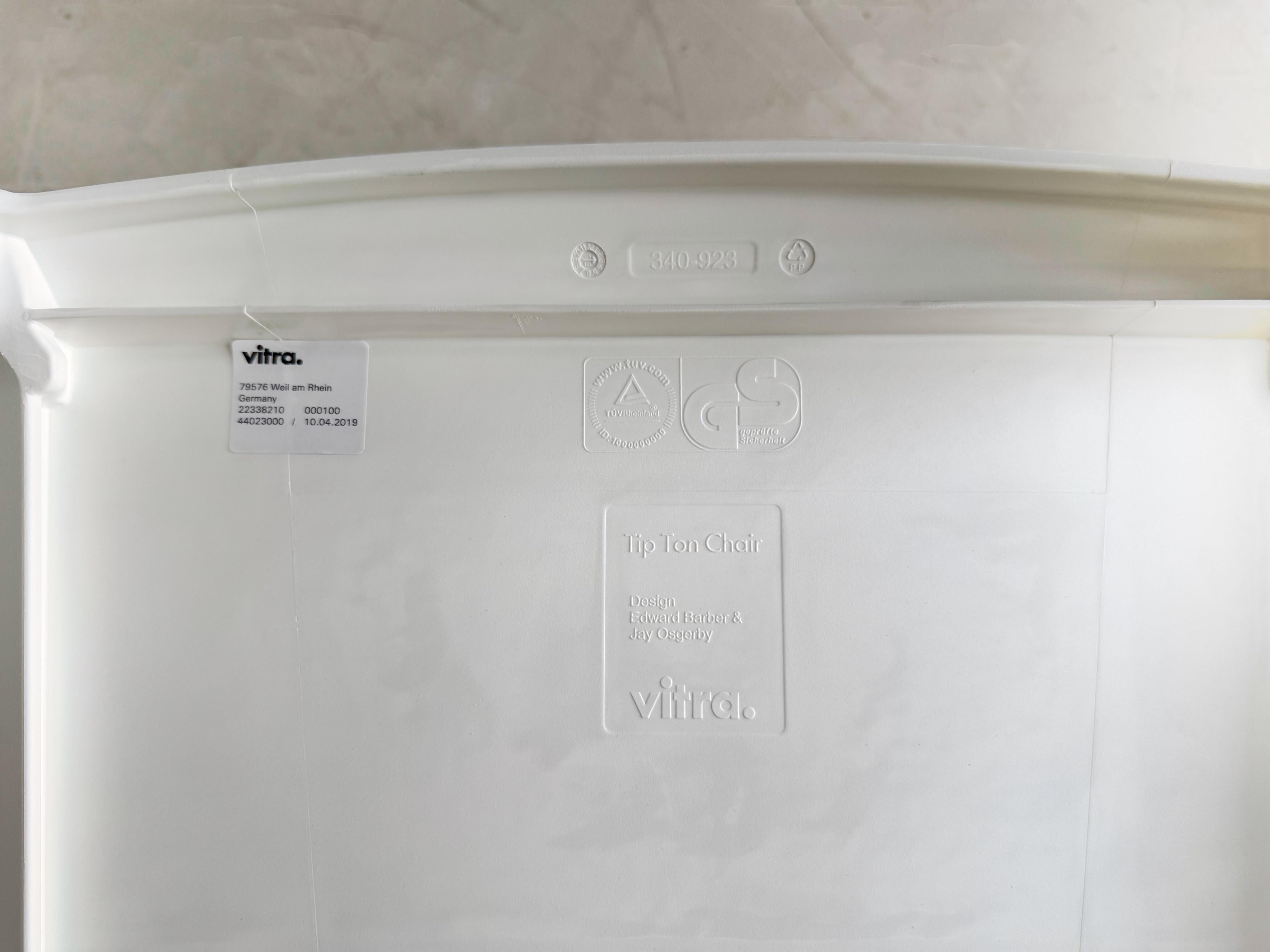 Original 4er-Set Vitra Tip Ton Stuhl Edward Barber Jay Osgerby II (Kunststoff) im Angebot