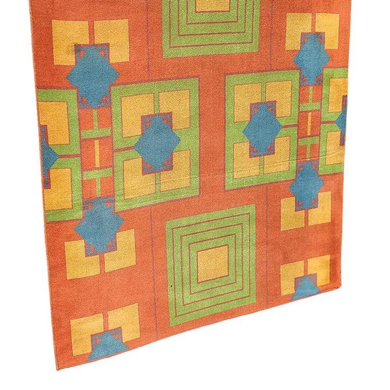 Tapis Art Déco Revival d'Arizona Biltmore de 6' 4