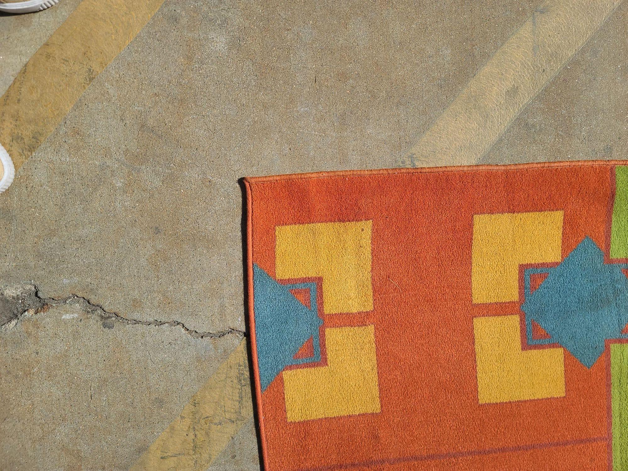 Début du 20ème siècle Tapis Art Déco Revival d'Arizona Biltmore de 6' 4