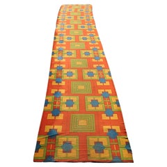 Original 6' 5" X 37' Art-Déco-Revival-Teppich aus dem Arizona Biltmore