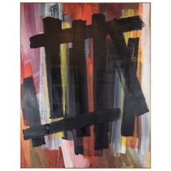 Original, Abstract, 1963 Oil Painting