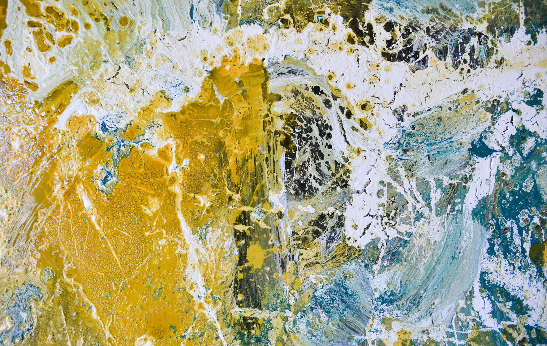 Contemporary Original Abstract Acrylic on Canvas by Brandon Charles Weber