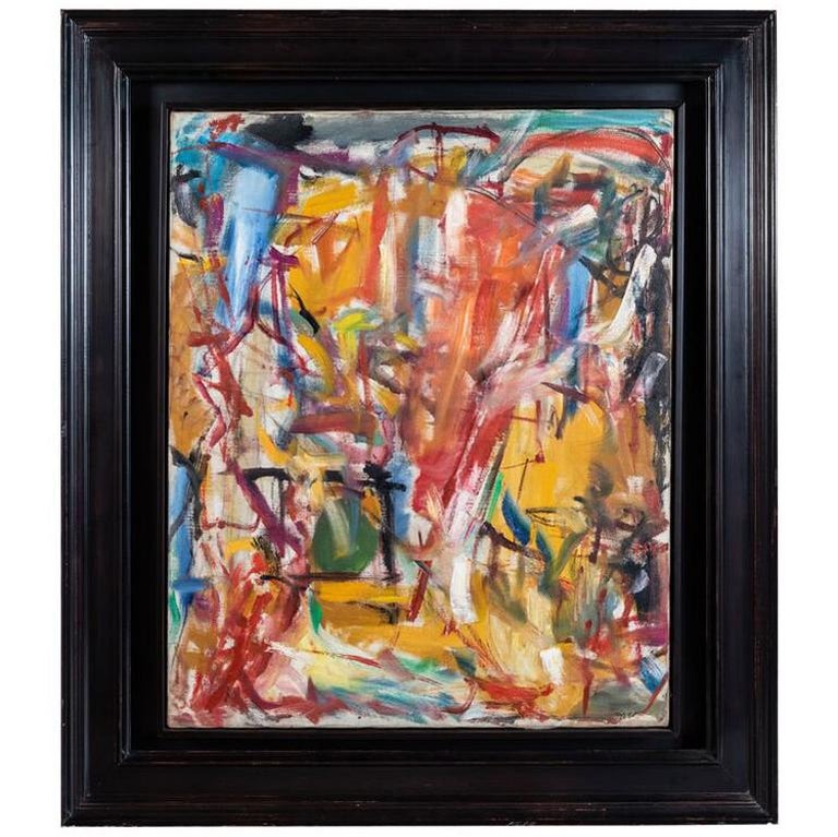 Original, Abstract Expressionist Oil Painting For Sale at 1stDibs