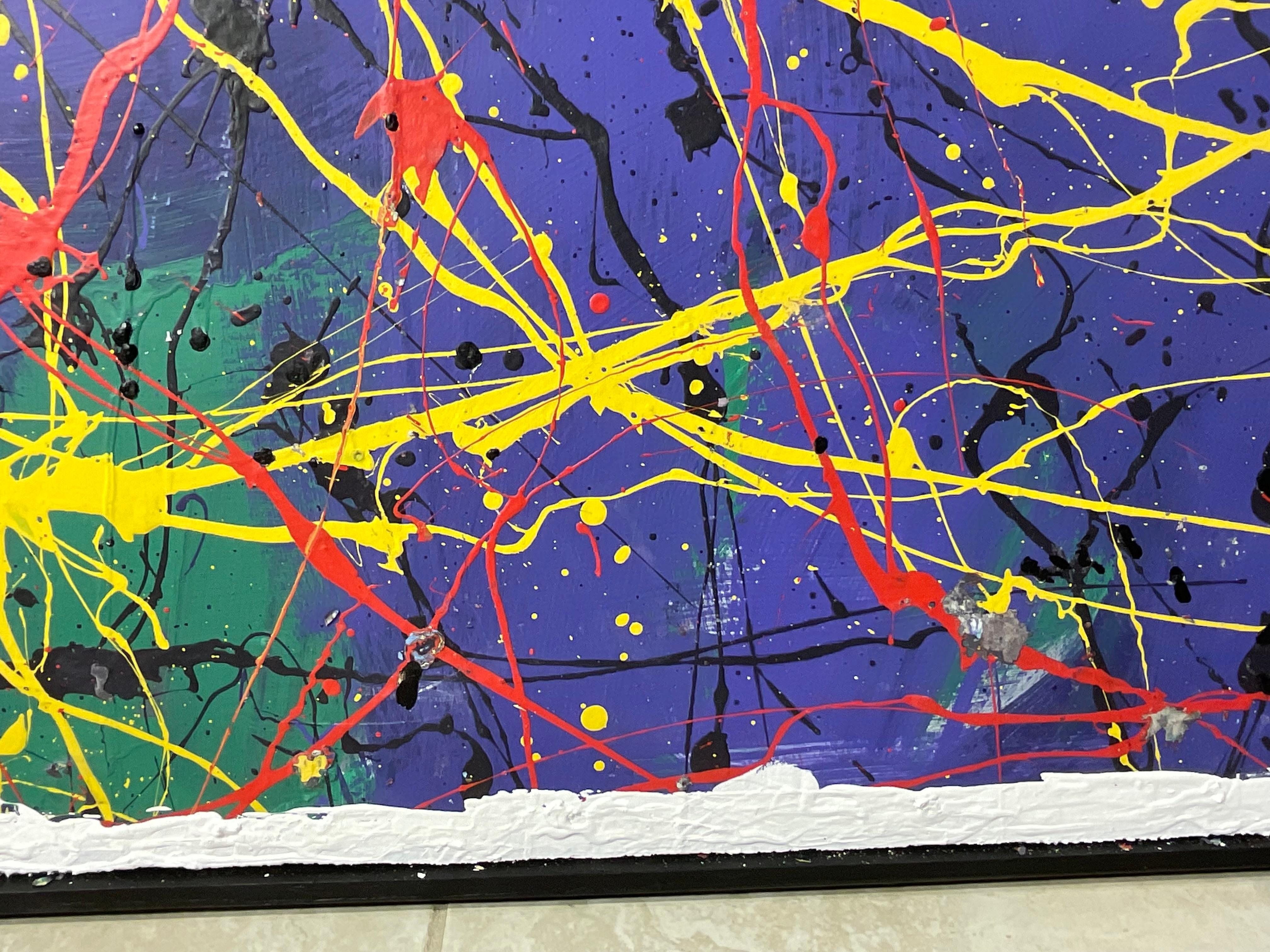 Abstraktes expressionistisches Originalgemälde von John Frates im Angebot 3