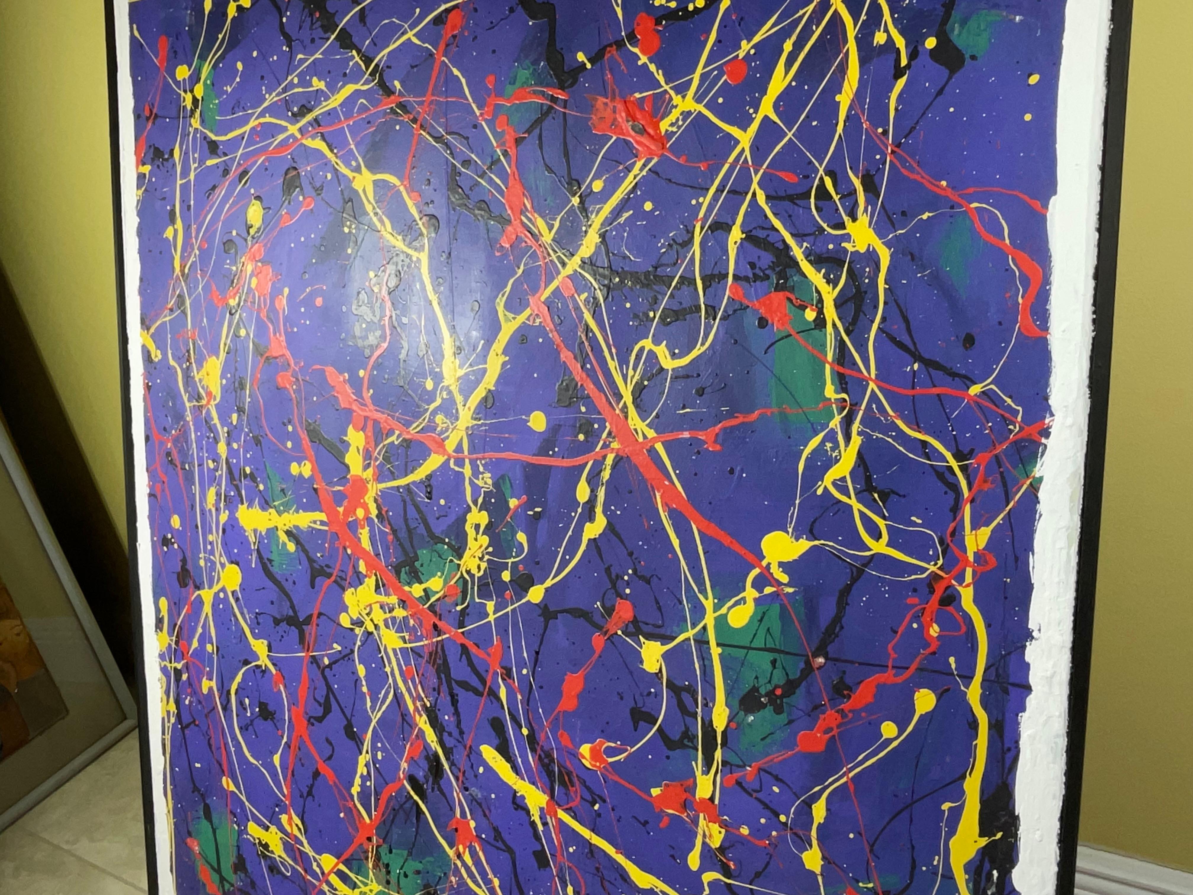 Abstraktes expressionistisches Originalgemälde von John Frates im Angebot 4