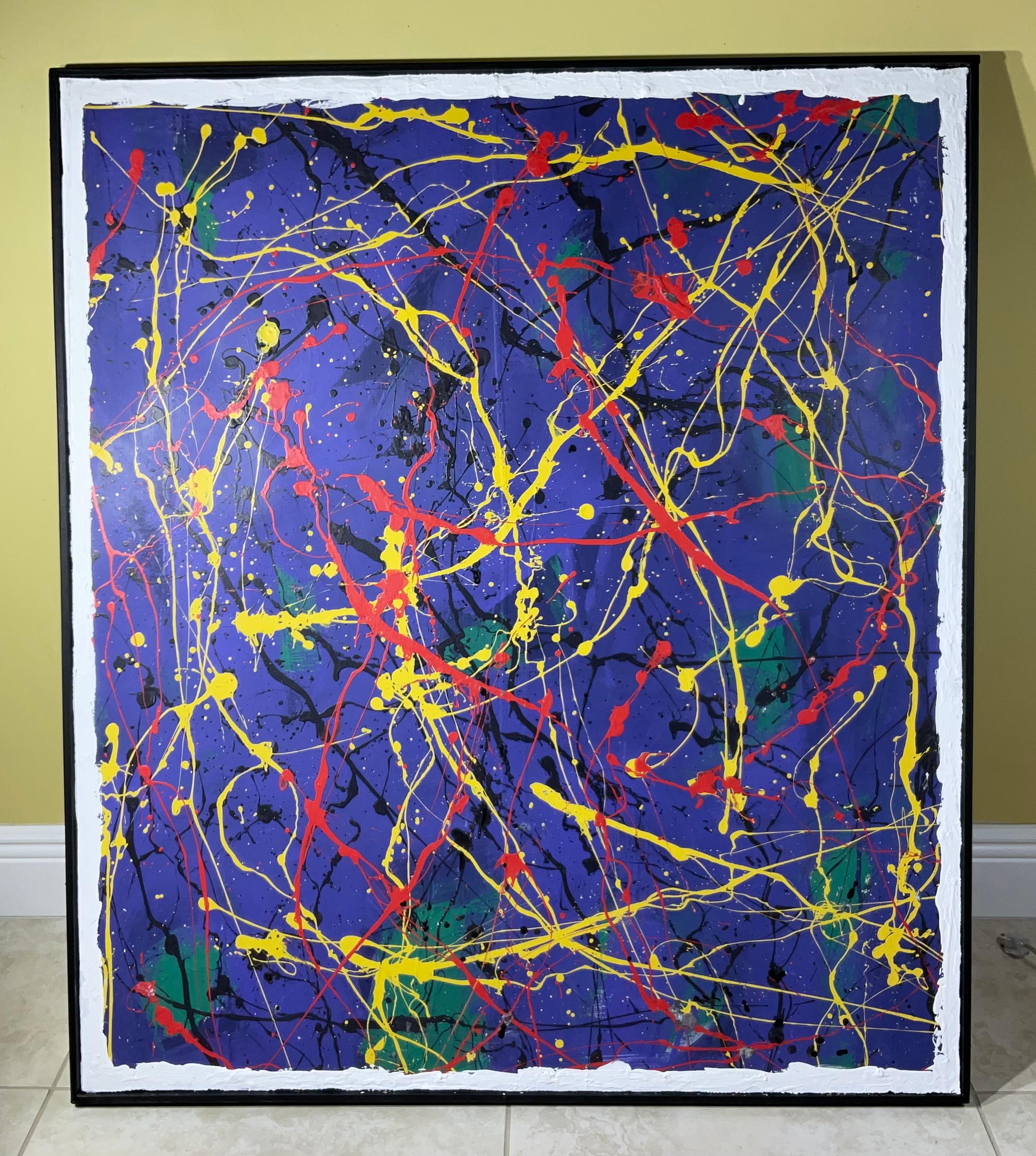 Abstraktes expressionistisches Originalgemälde von John Frates im Angebot 9