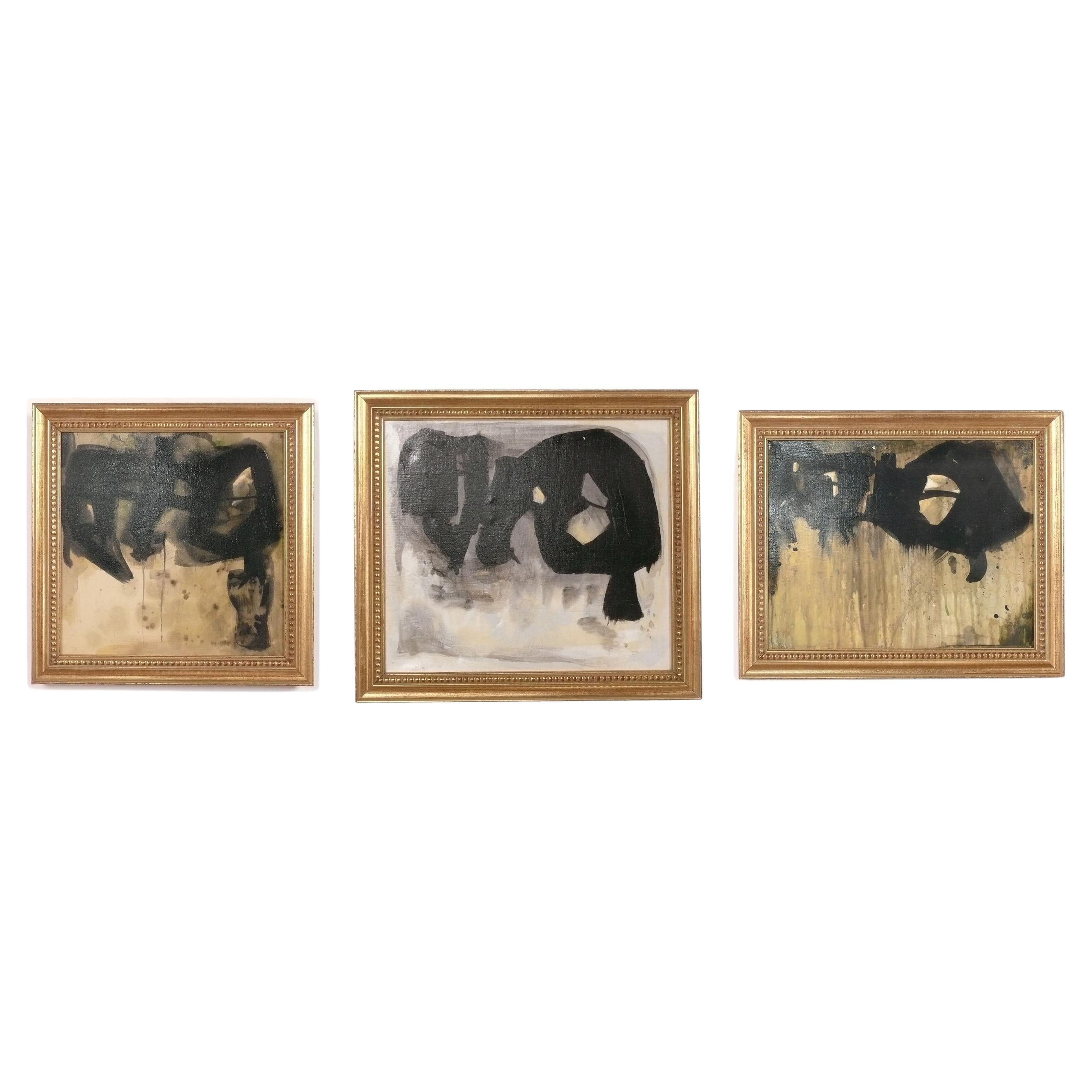 Tableaux originaux d
expressionnisme abstrait de Franz Kline, style moderne du milieu du siècle dernier en vente