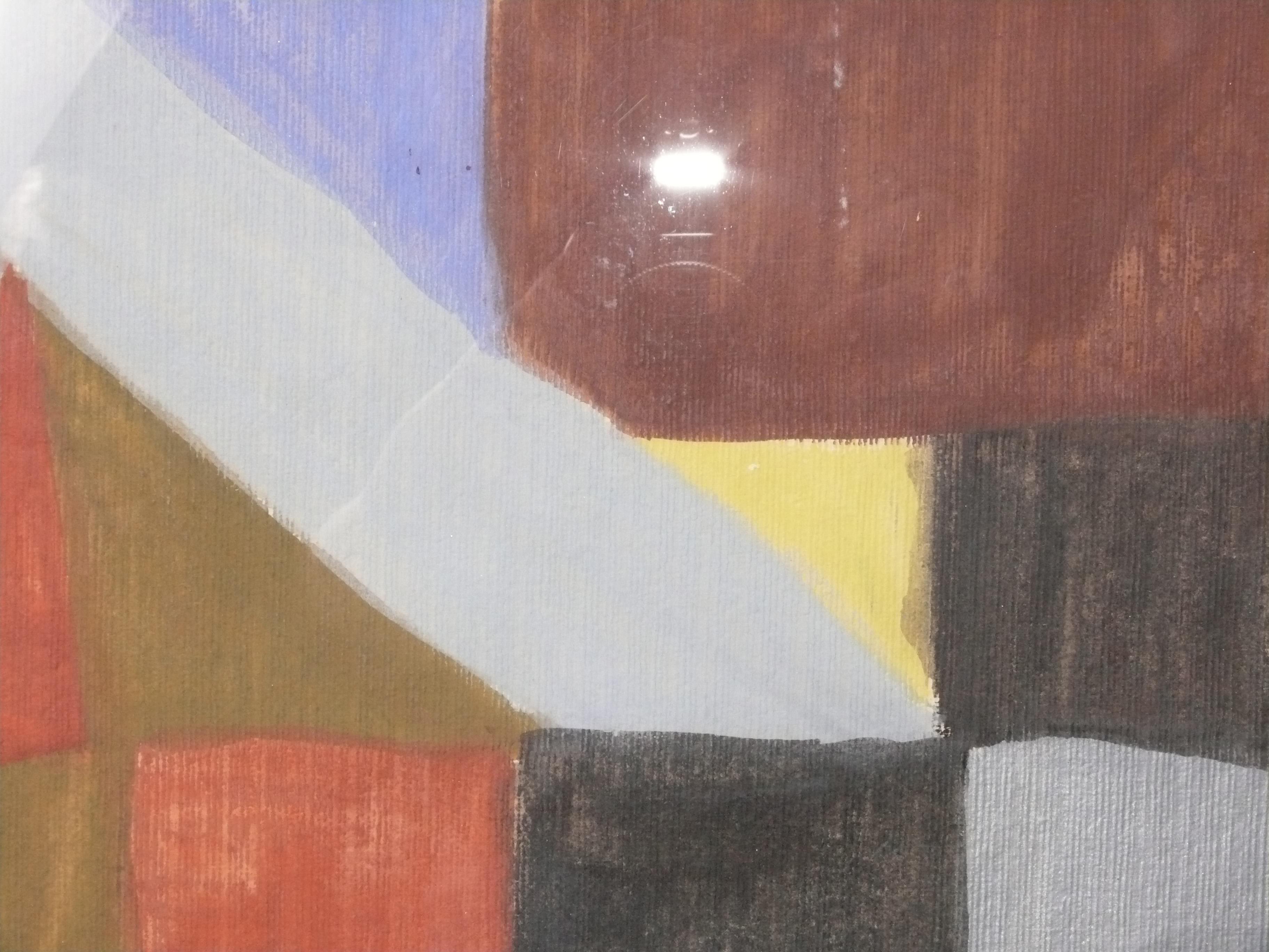 Original Abstrakte Gouache-Gemälde 33