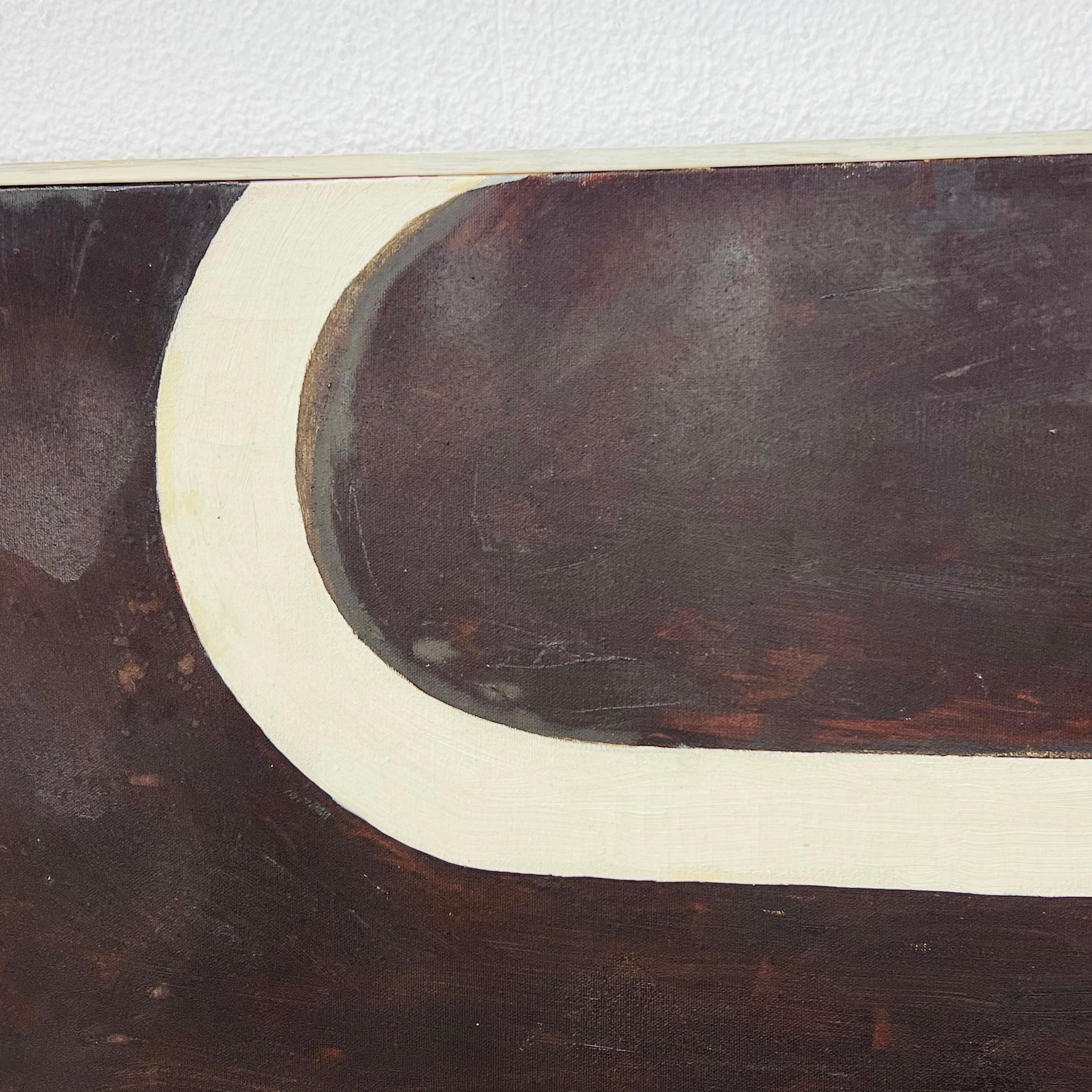 Original Abstract Mid Century Acrylic Painting 3