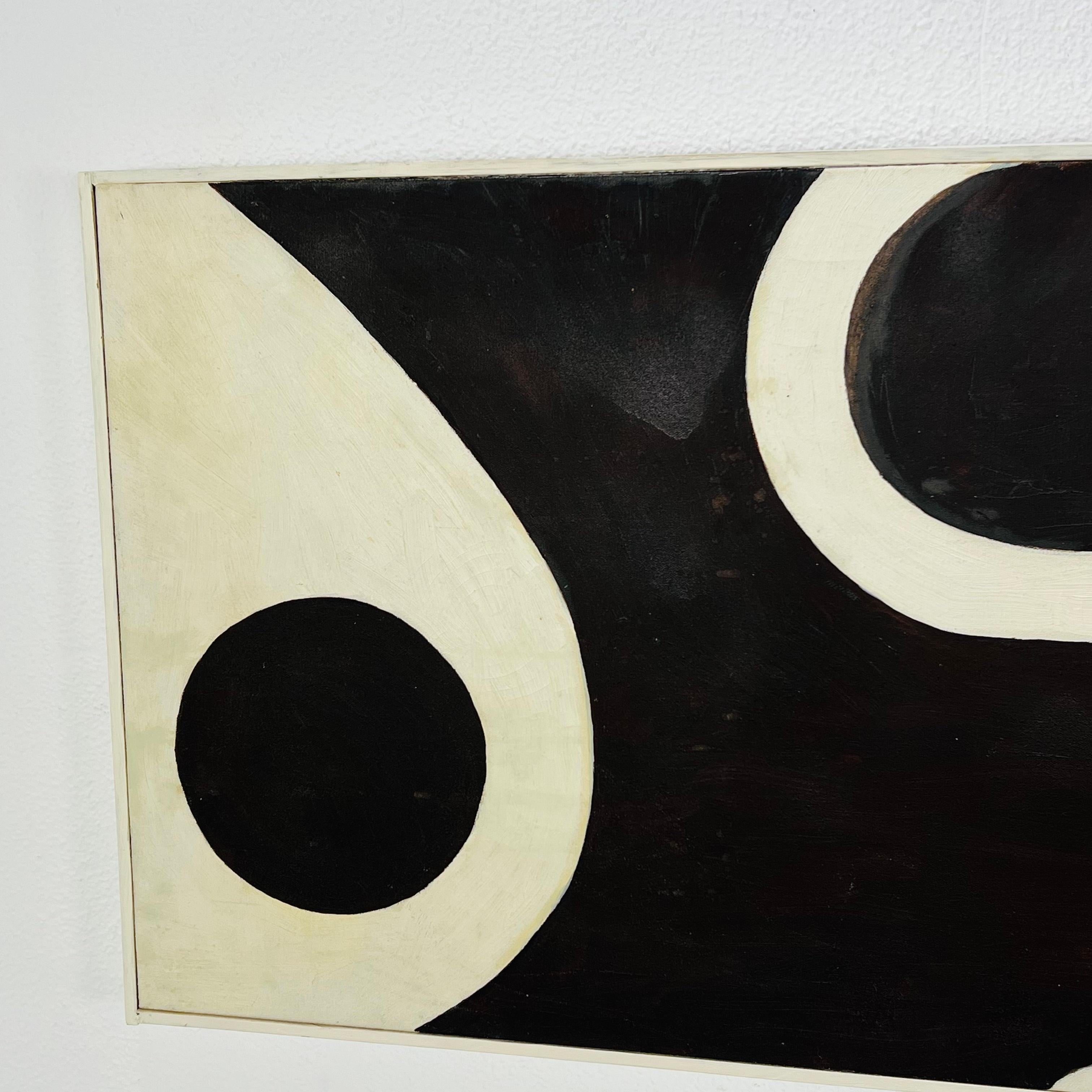 Mid-20th Century Original Abstract Mid Century Acrylic Painting