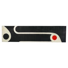 Original Abstract Mid Century Acrylic Painting