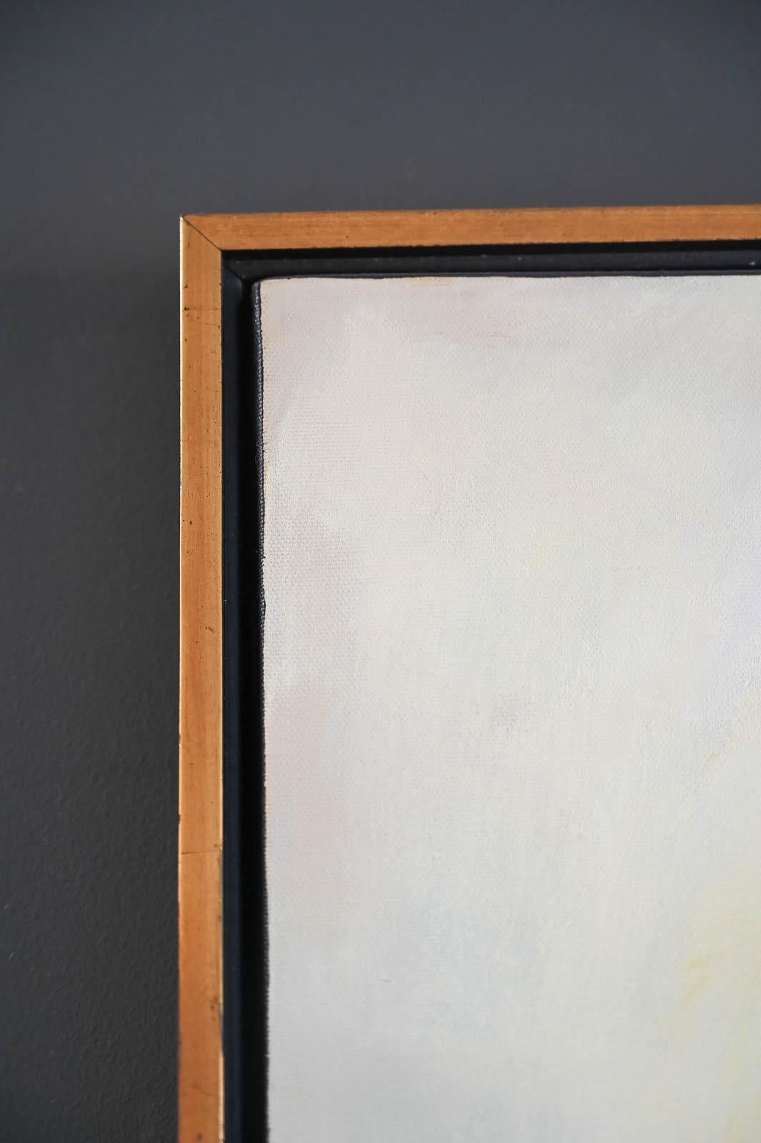 Original Abstract on Canvas by Evelyn Benson, ca. 1965 1