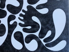 Original Abstract Painting Artist Gustavo Oviedo, Signed and Dated 2021