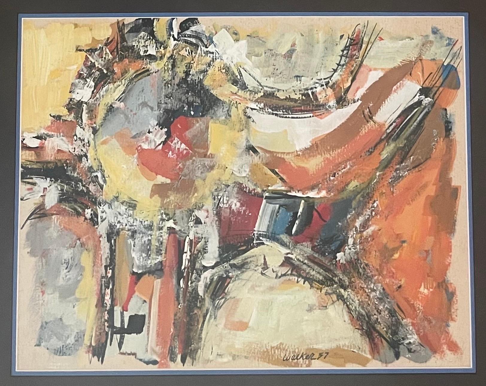 Original Abstract Painting by Clay Walker In Good Condition For Sale In San Diego, CA