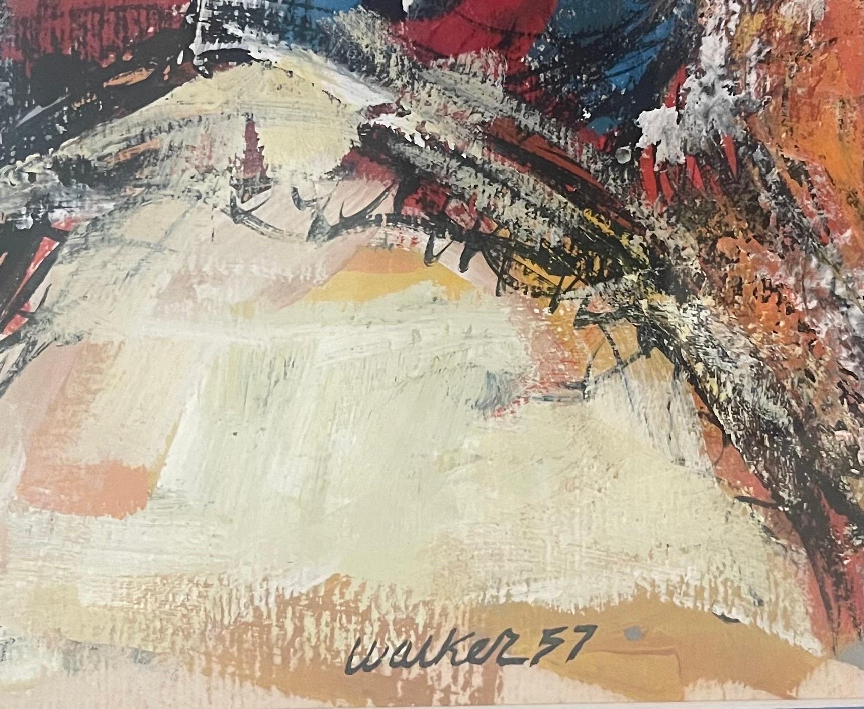 20th Century Original Abstract Painting by Clay Walker For Sale