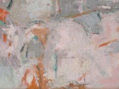 Original Abstract Painting Mid Century Modern Art 28“w x 22“h