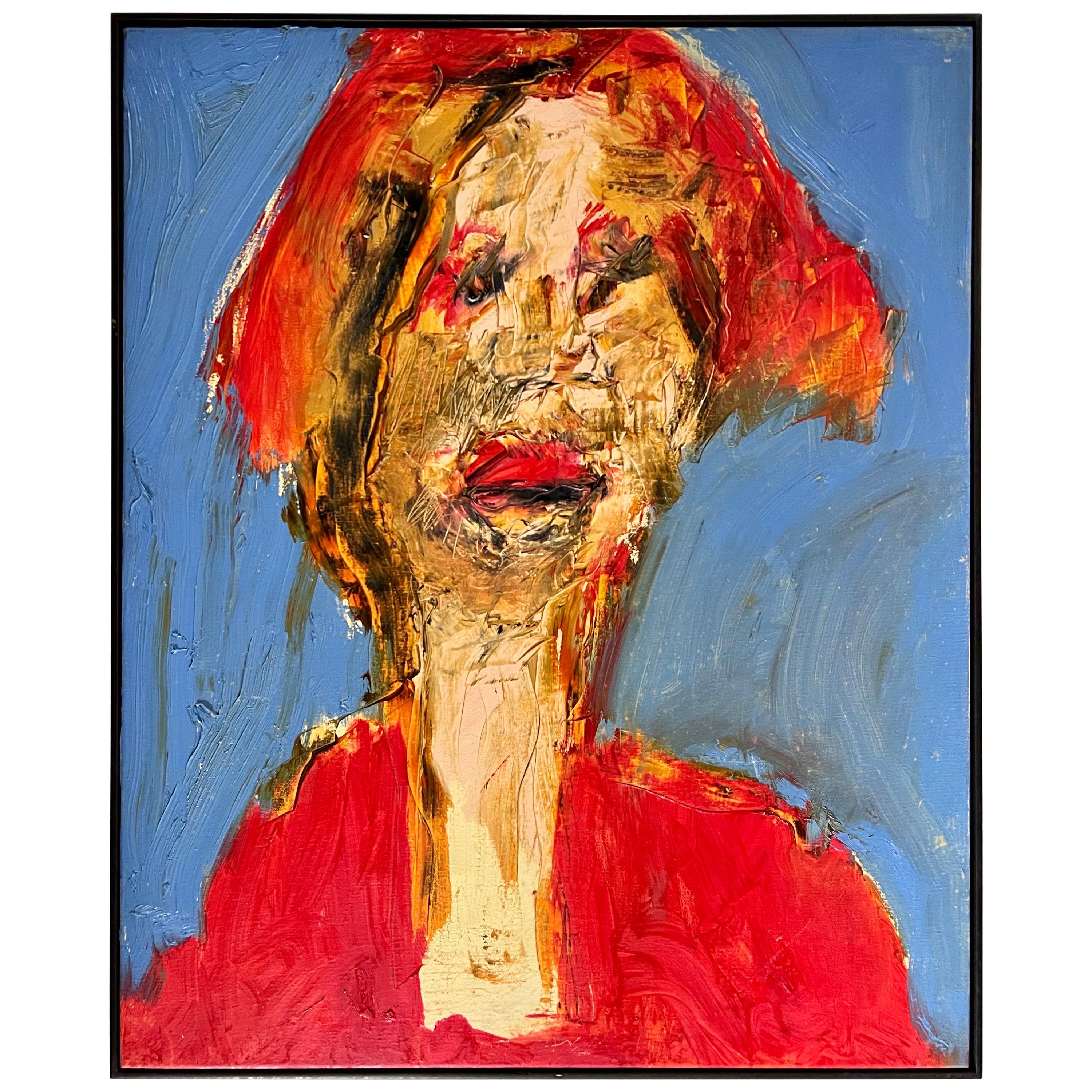 Peinture abstraite originale « My Teacher » de Norman Liebman
