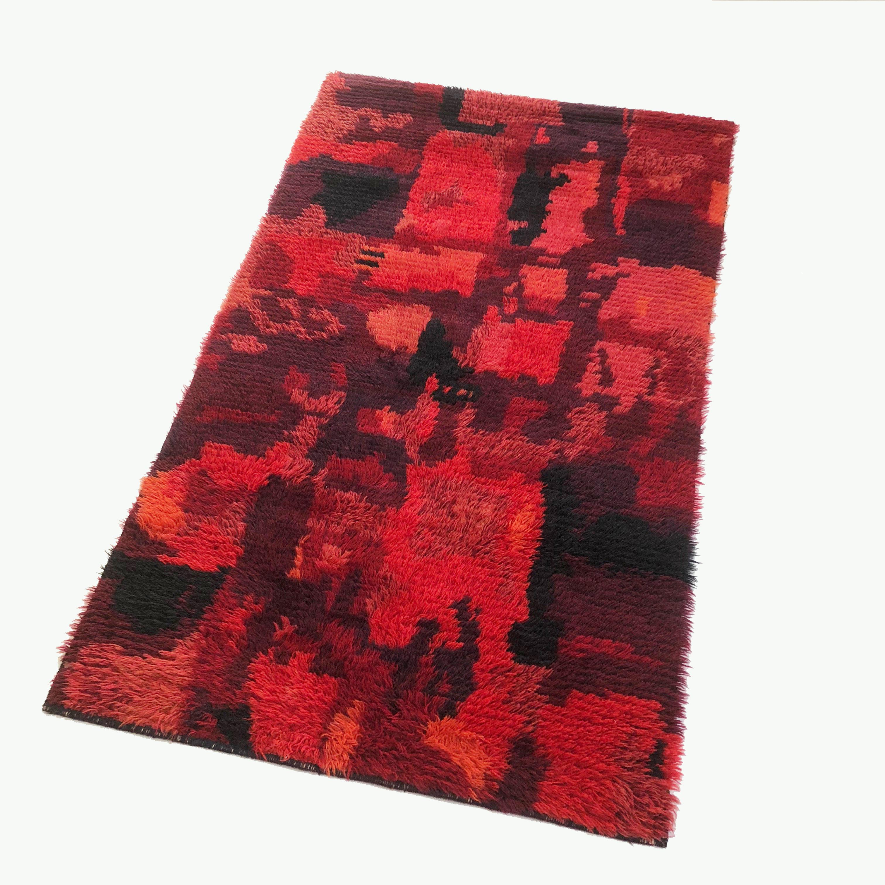 Article:

High pile Rya rug usable as floor or wall hanging object


Decade:

1960s


Origin:

Scandinavia Finland


Material:

100% cotton



This rug is a great example of 1960s Pop Art interior. Made in high quality Rya