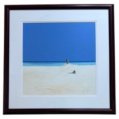 Original Acrylic on Board Seascape Painting by John Horsewell