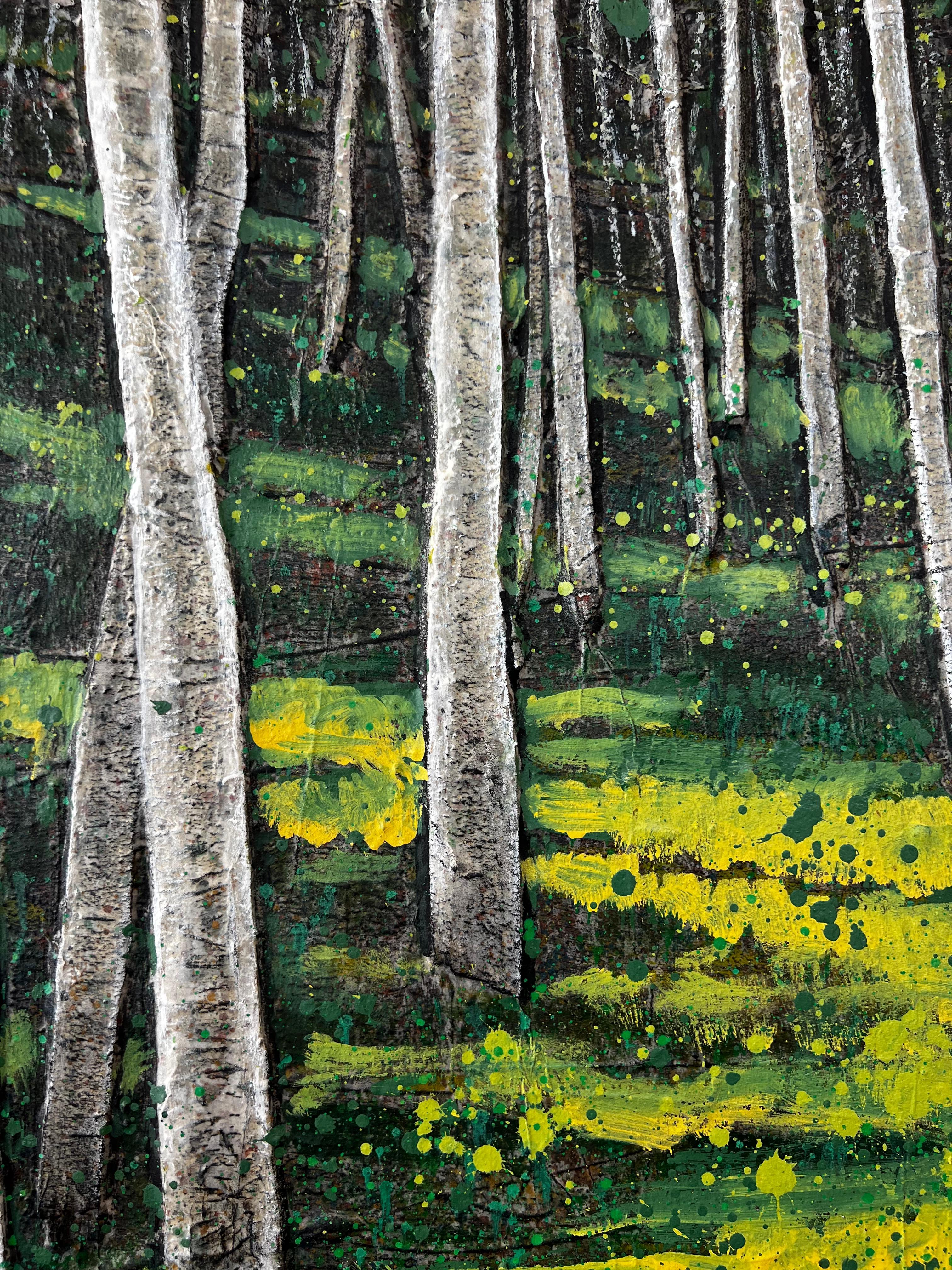 Hand-Painted Original Acrylic Painting by Ruth Dicker (American, 1919-2004)
